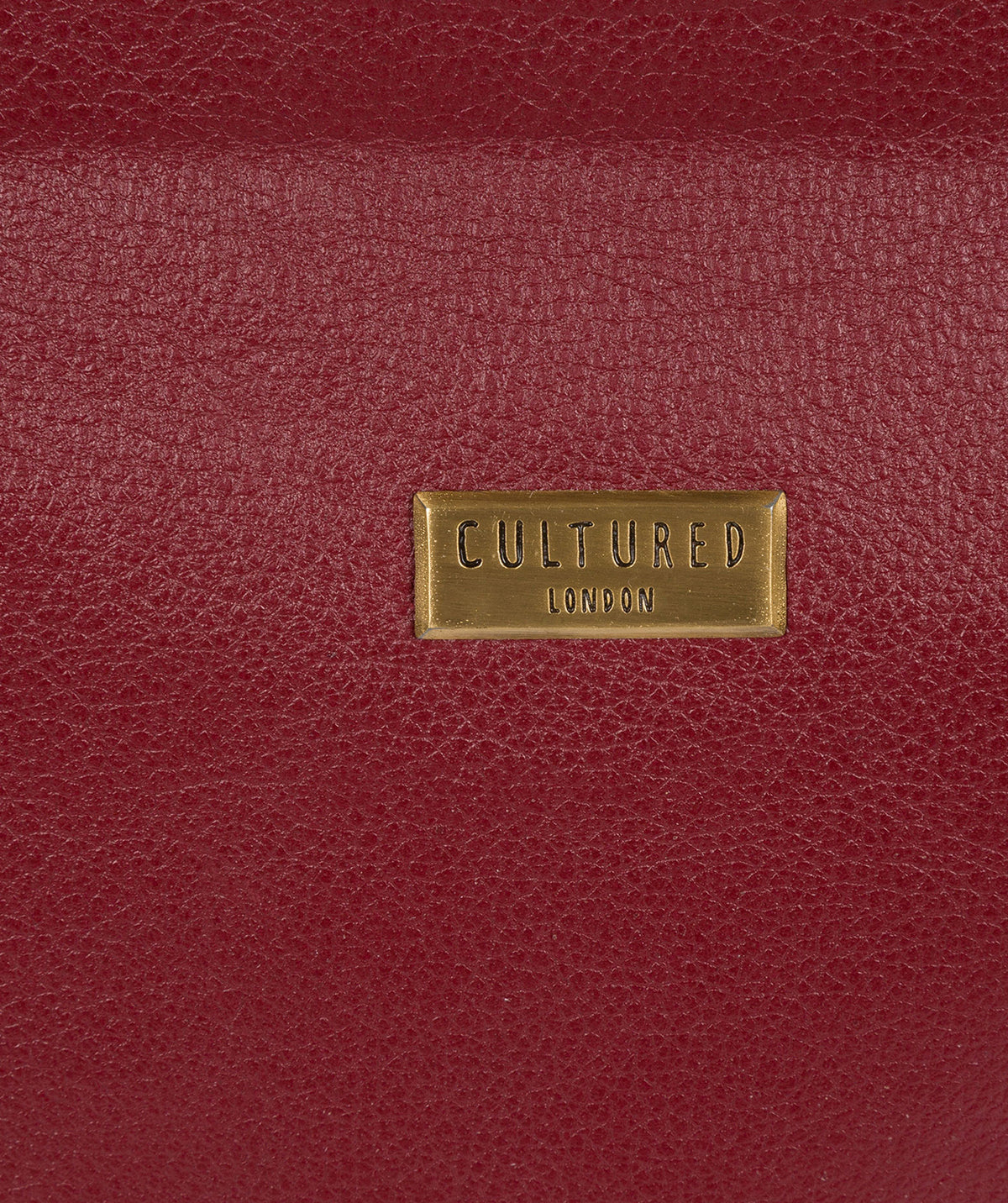 'Priya' Ruby Red Leather Backpack image 5