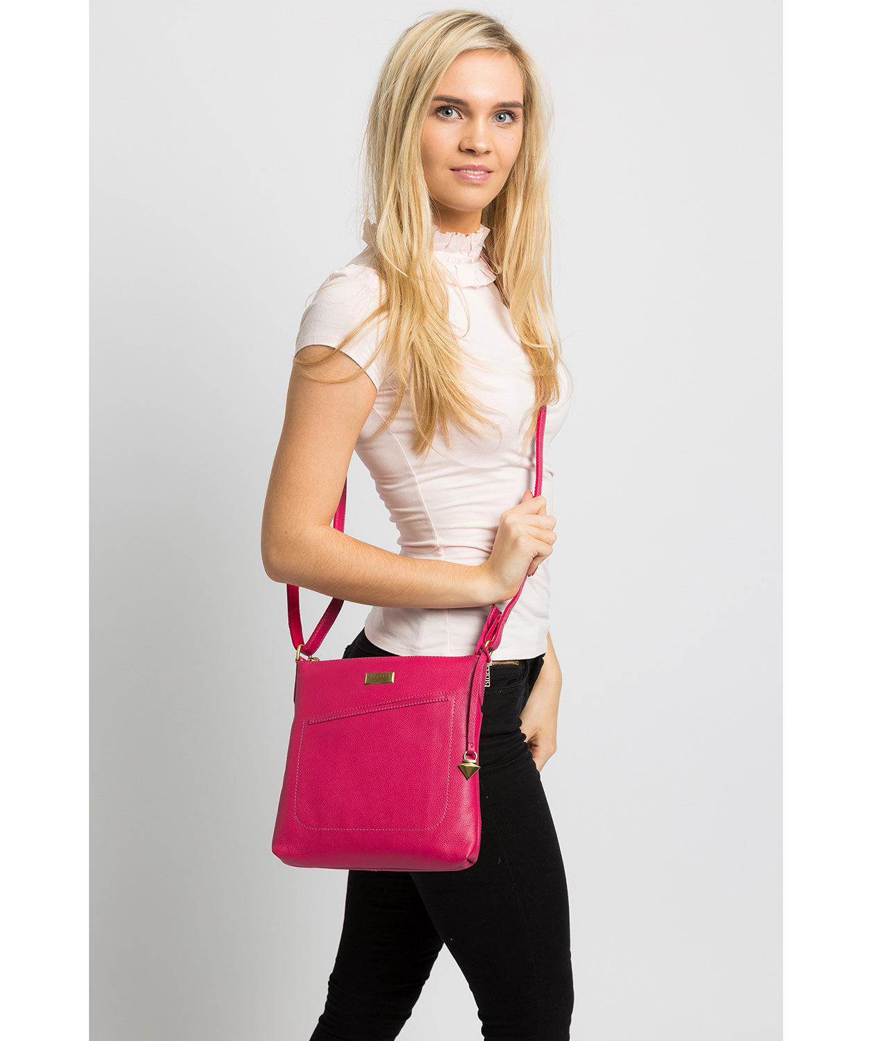 'Bronwyn' Cabaret Leather Cross Body Bag Pure Luxuries London