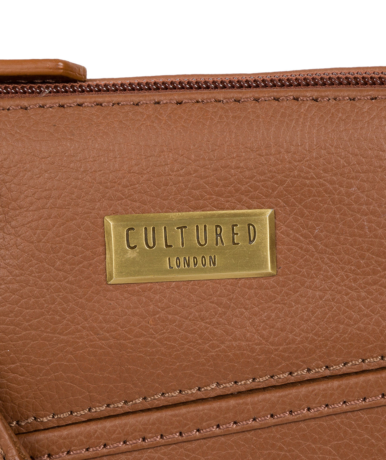 'Bronwyn' Tan Leather Cross Body Bag Pure Luxuries London