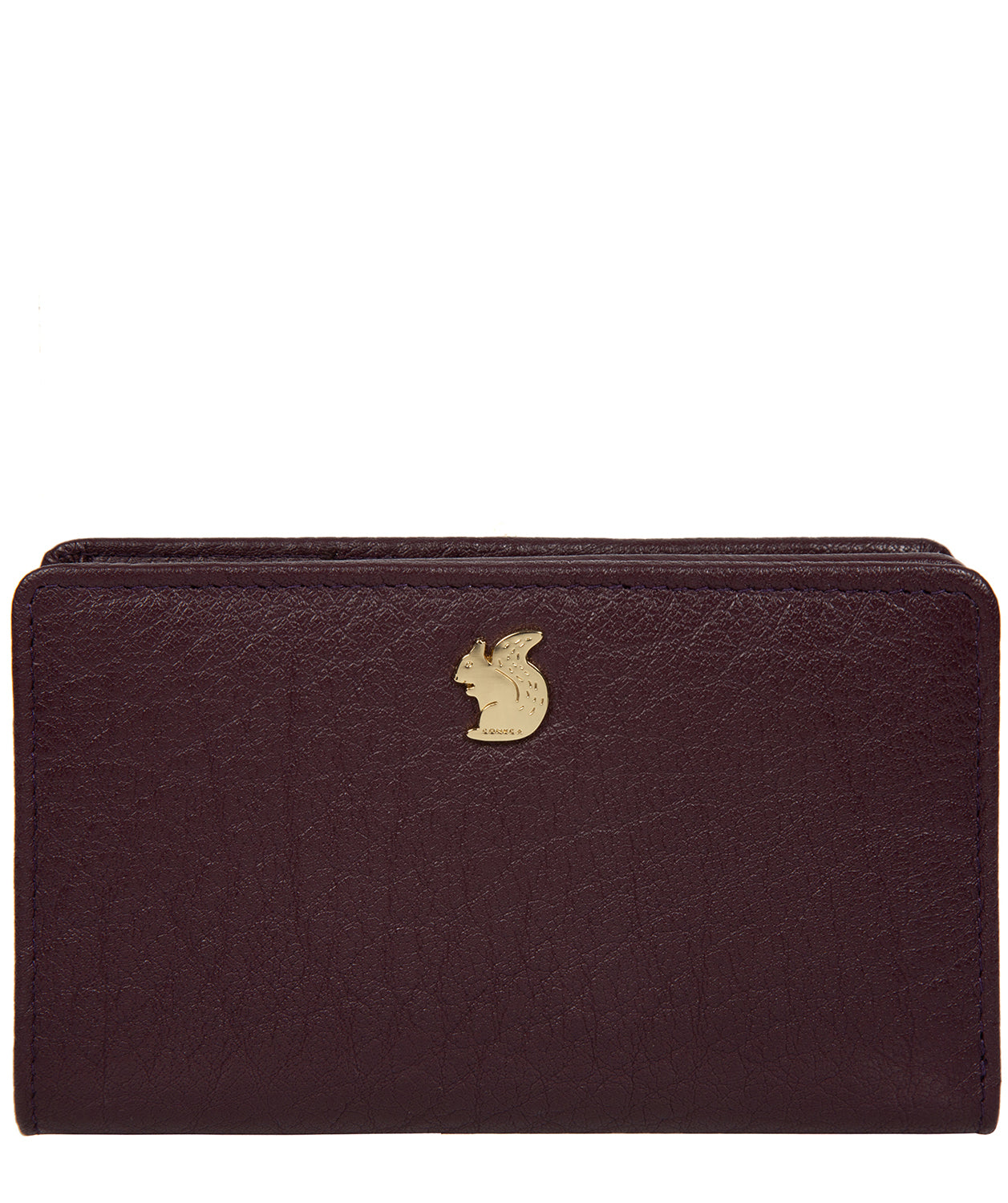 'Fran' Plum Leather RFID Purse image 1
