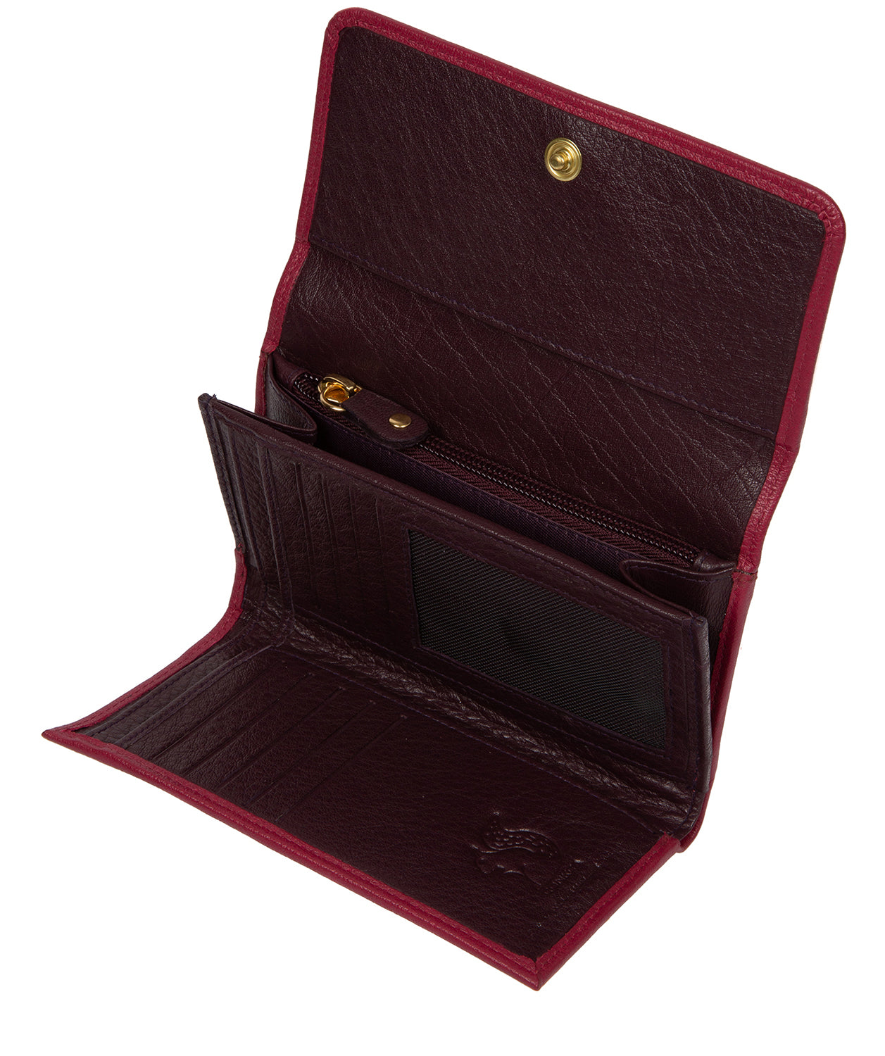 'Colleen' Orchid Leather RFID Purse