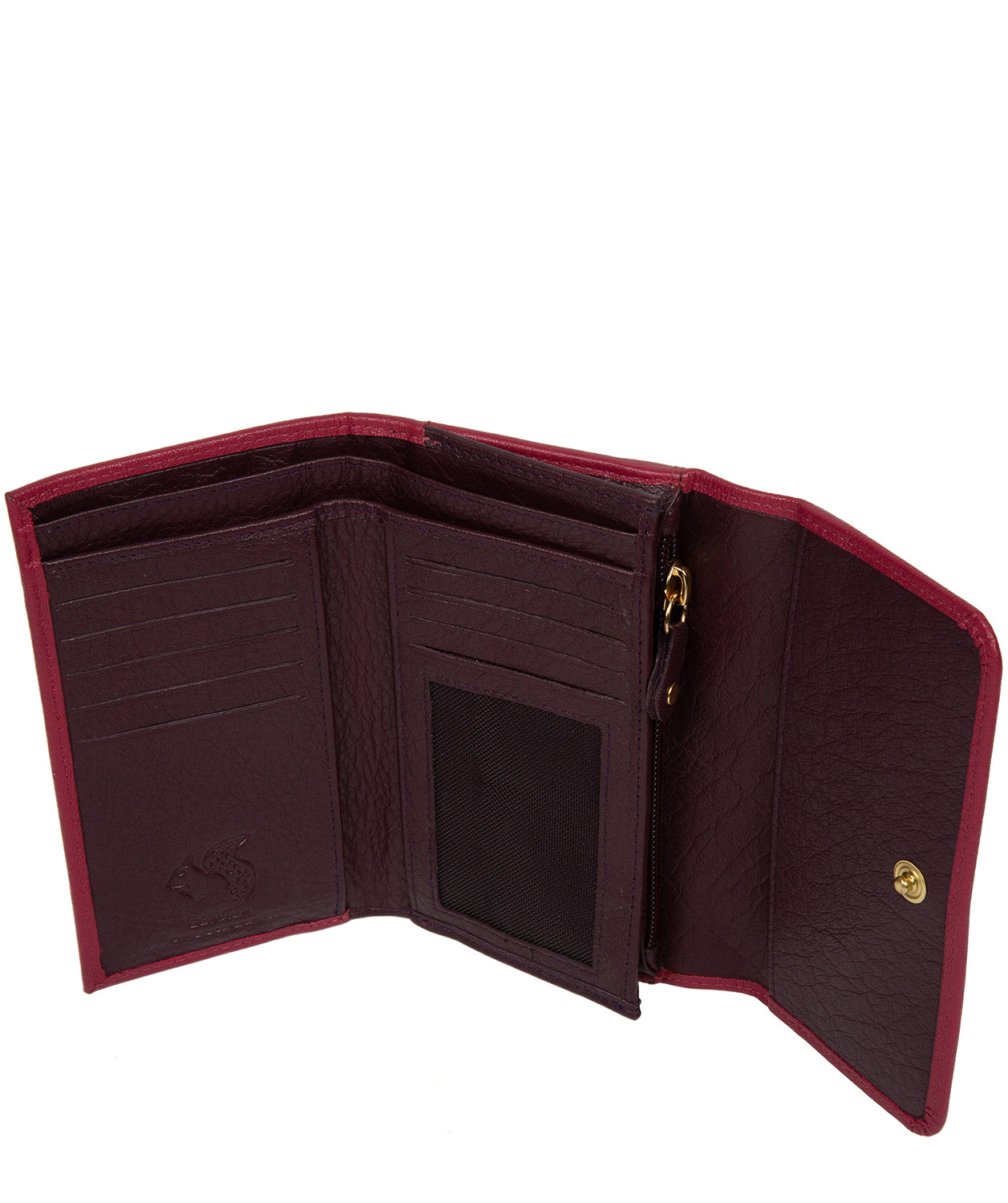 'Colleen' Orchid Leather RFID Purse