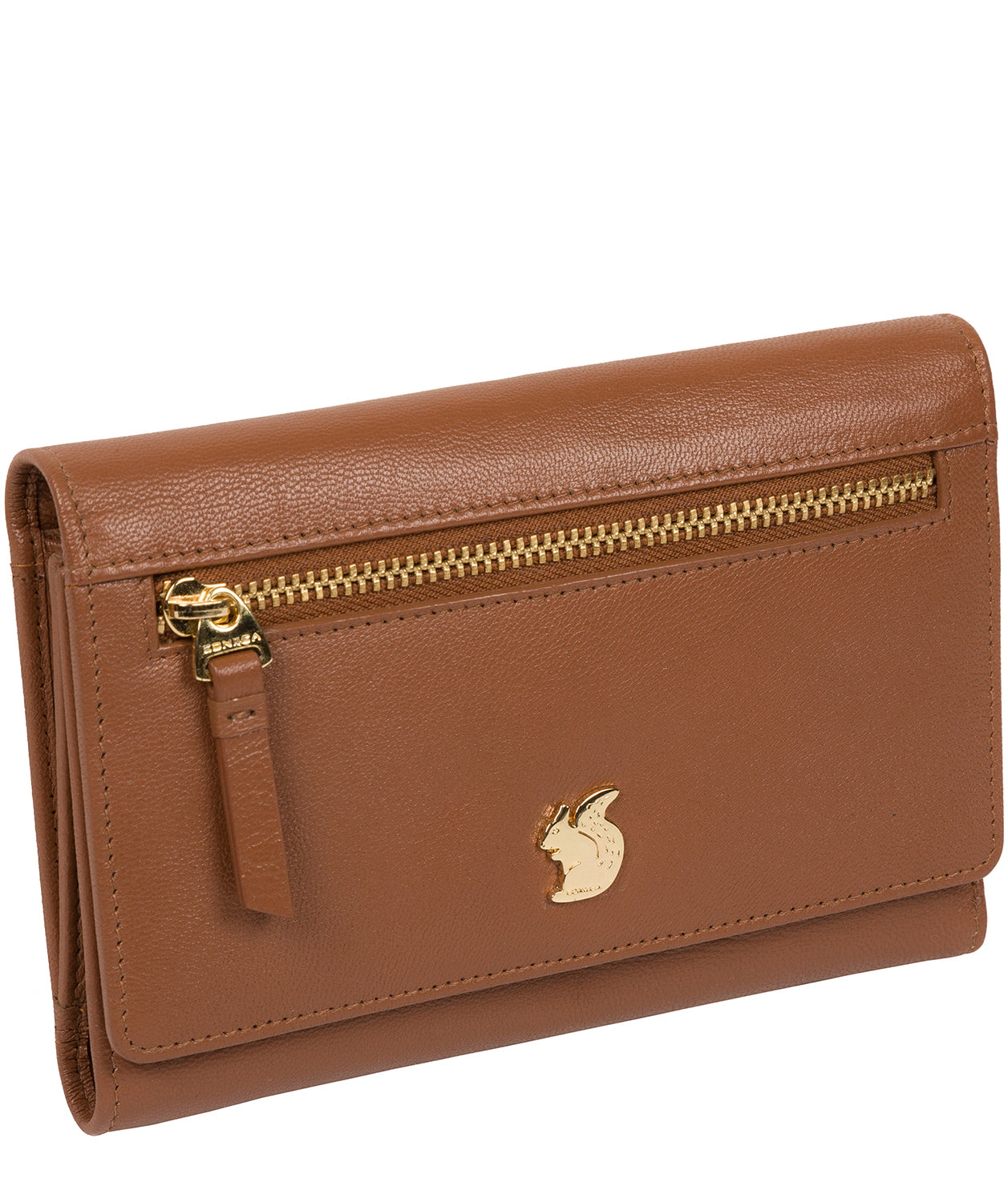 'Carey' Tan Leather Purse image 6