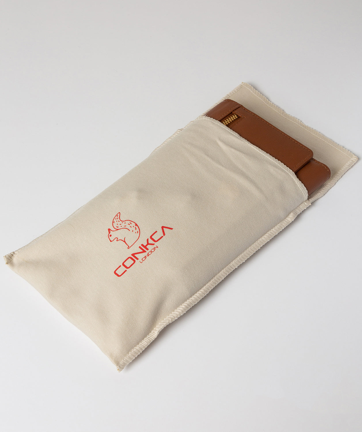 'Carey' Tan Leather Purse image 7