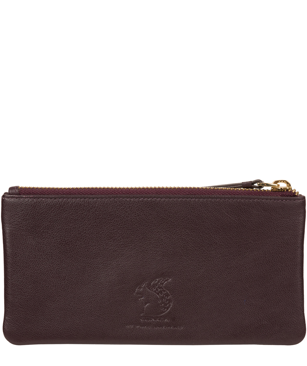 'Mavor' Plum Leather Purse image 6