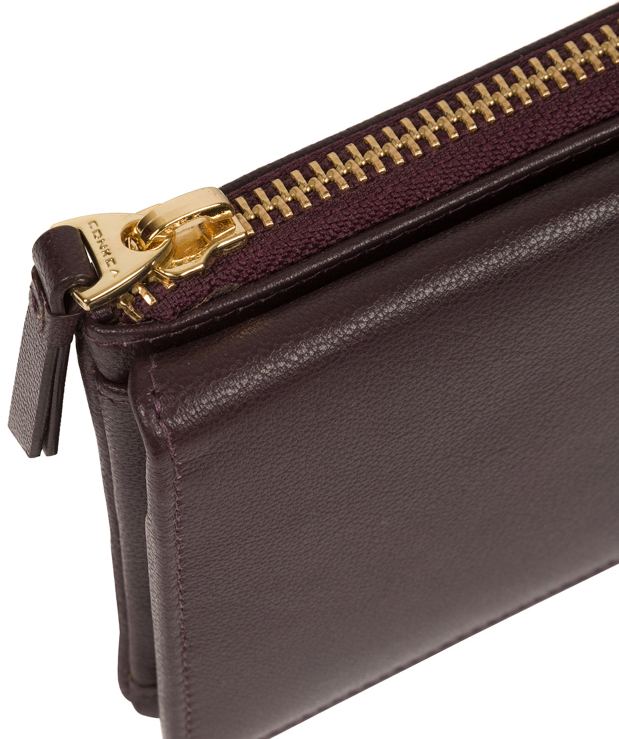 'Mavor' Plum Leather Purse image 7
