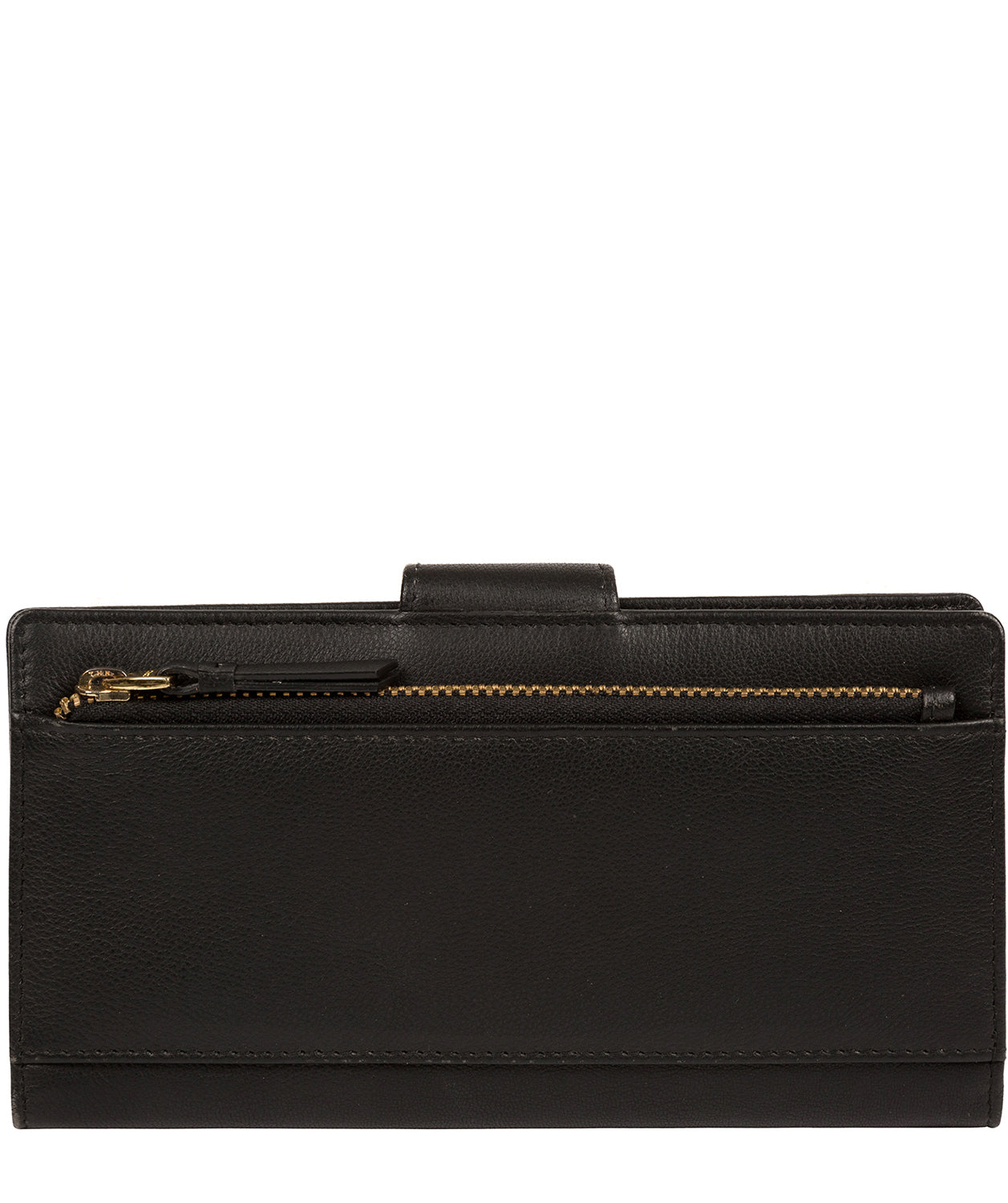 'Kaif' Black Leather Purse Pure Luxuries London