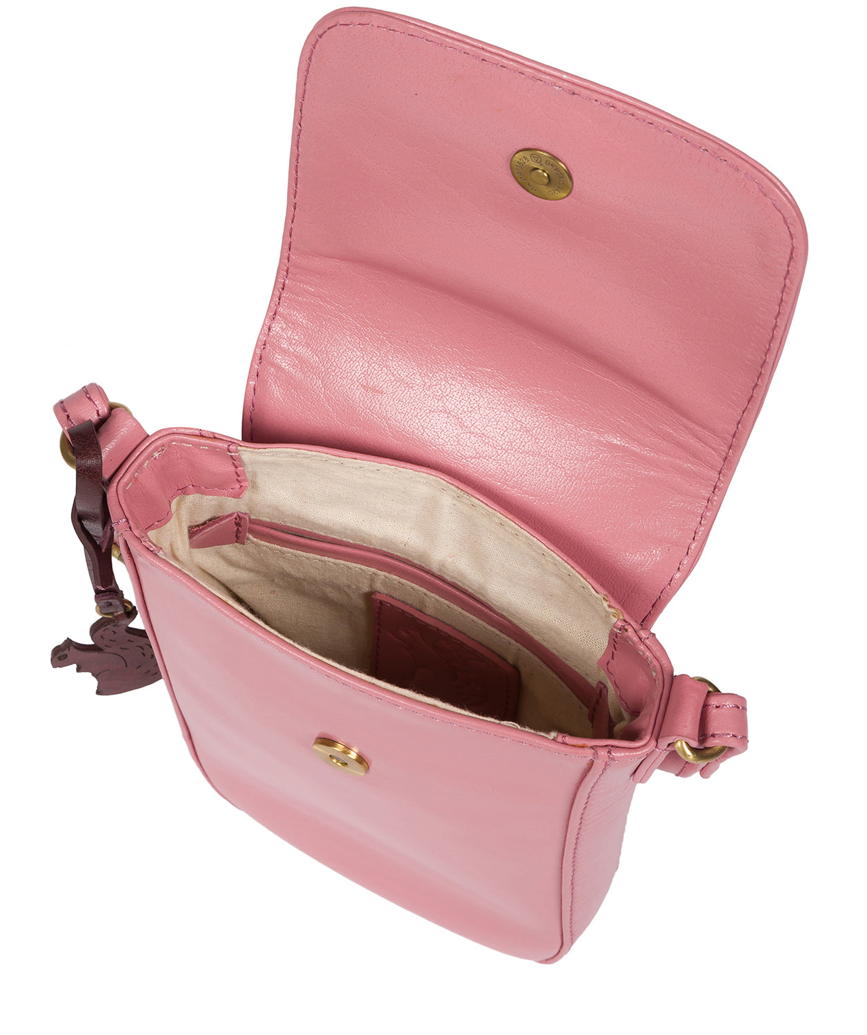 'Buzz' Blush Leather Small Cross Body Bag