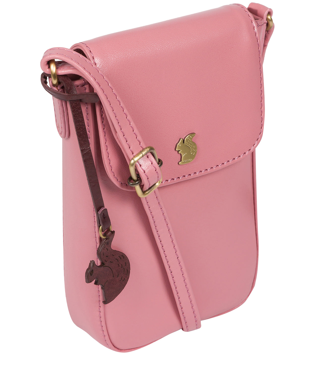 'Buzz' Blush Leather Small Cross Body Bag