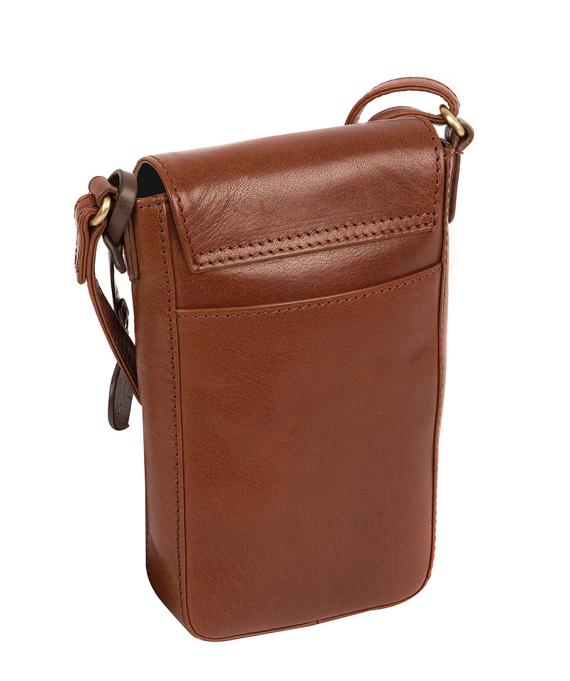 'Buzz' Conker Brown Leather Small Cross Body Bag