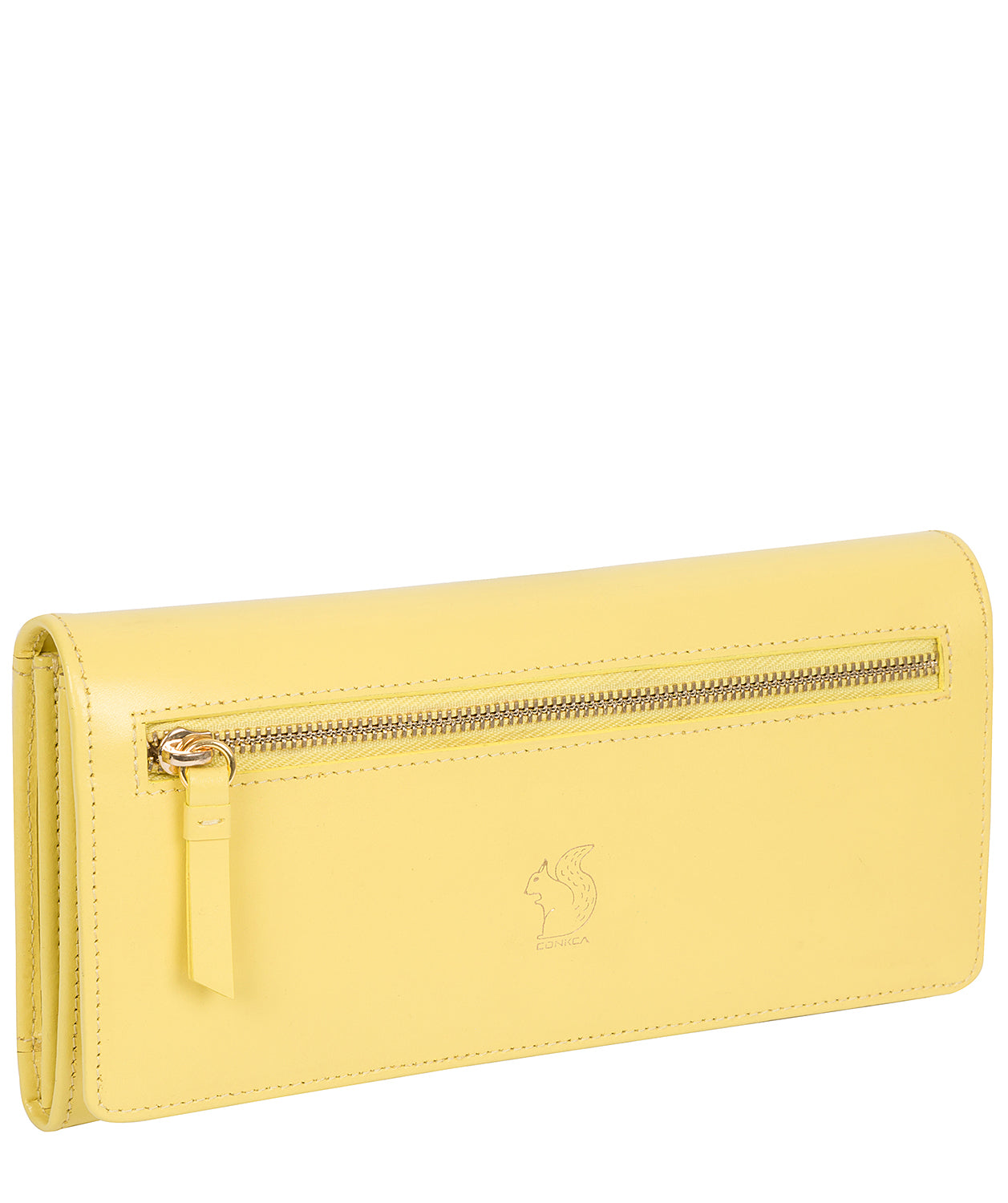 'Fenny' Lemon Leather Purse