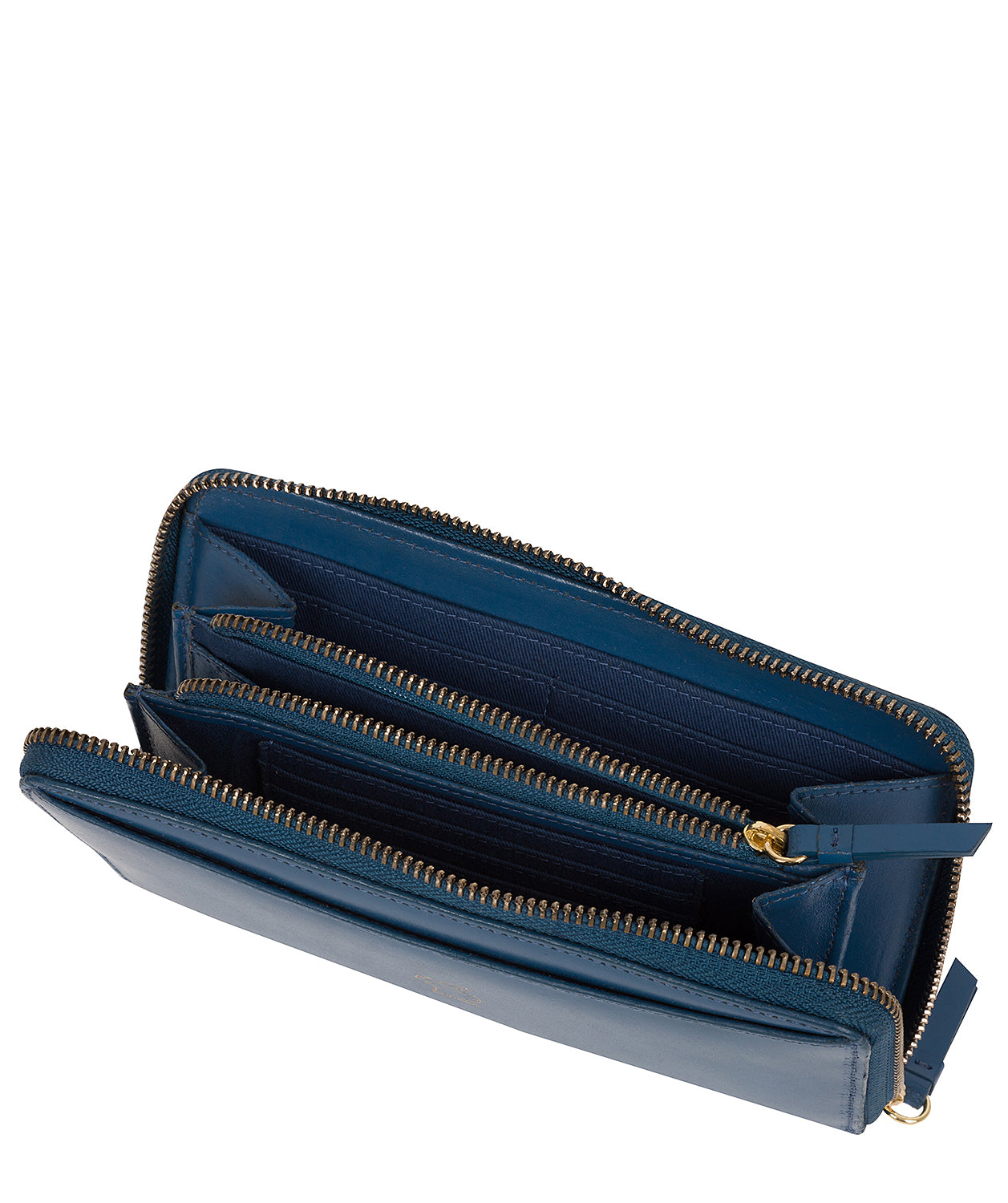 'Billie' Blue Leather Purse