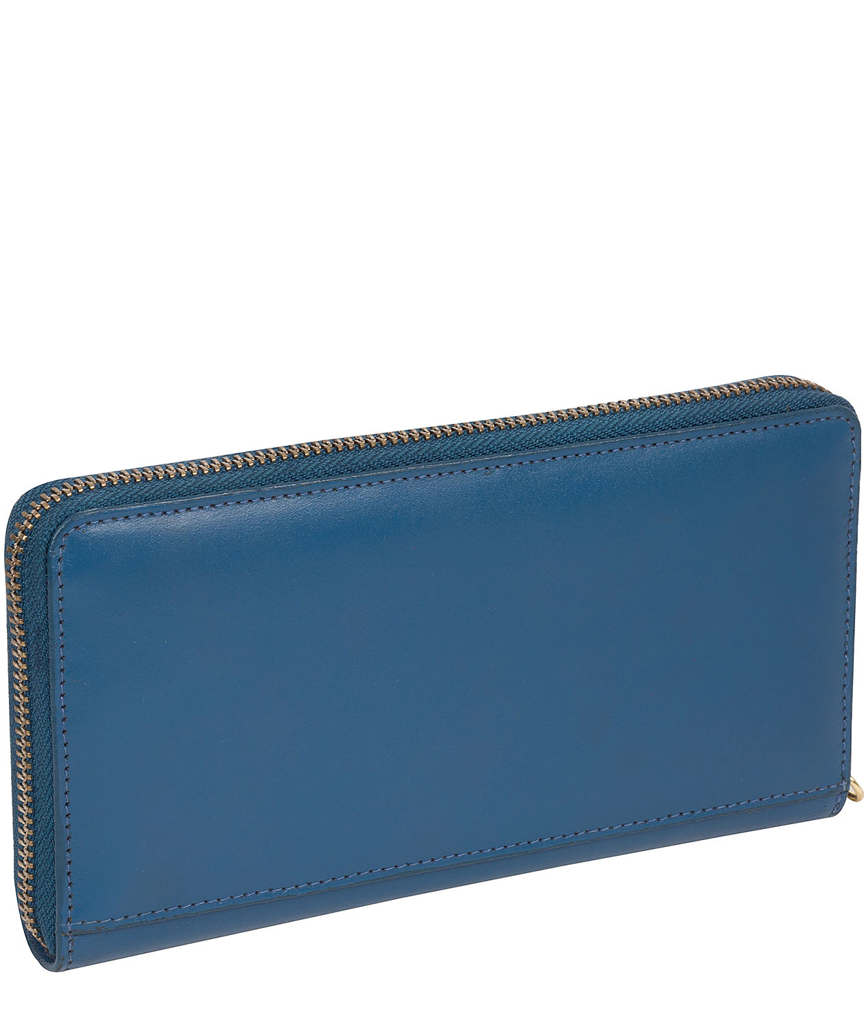 'Billie' Blue Leather Purse