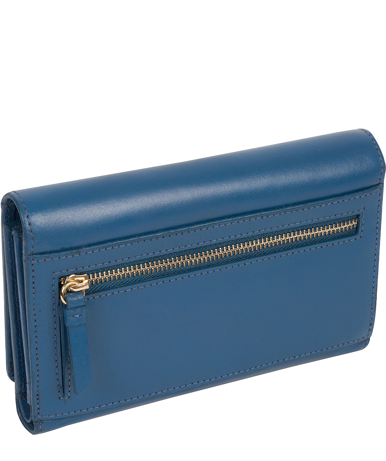 'Kali' Blue Leather Purse