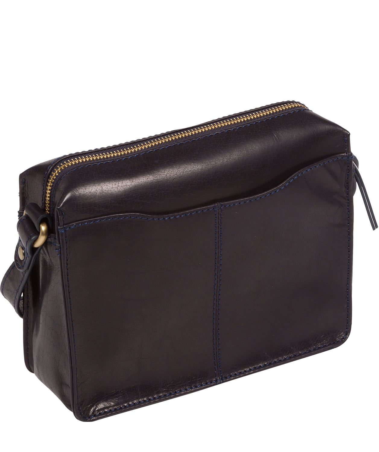 'Aurora' Navy Leather Cross Body Bag
