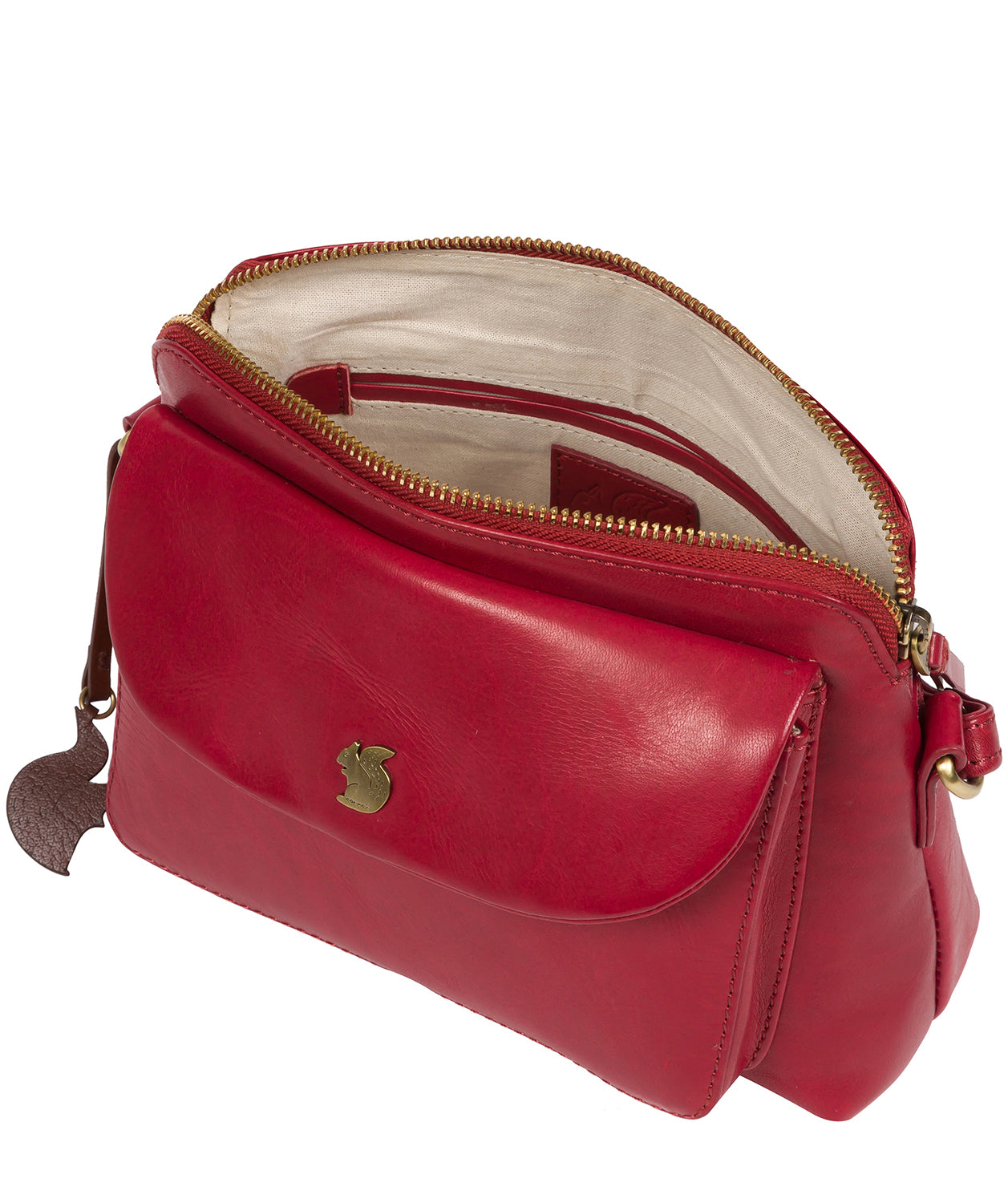 'Dainty' Chilli Pepper Leather Cross Body Bag