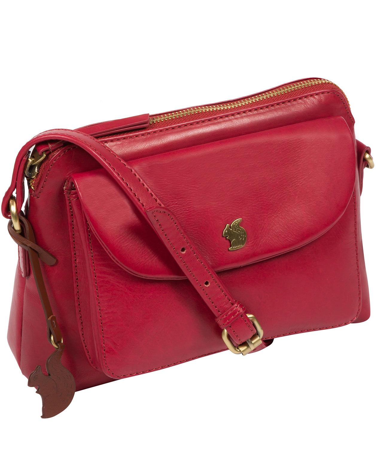 'Dainty' Chilli Pepper Leather Cross Body Bag