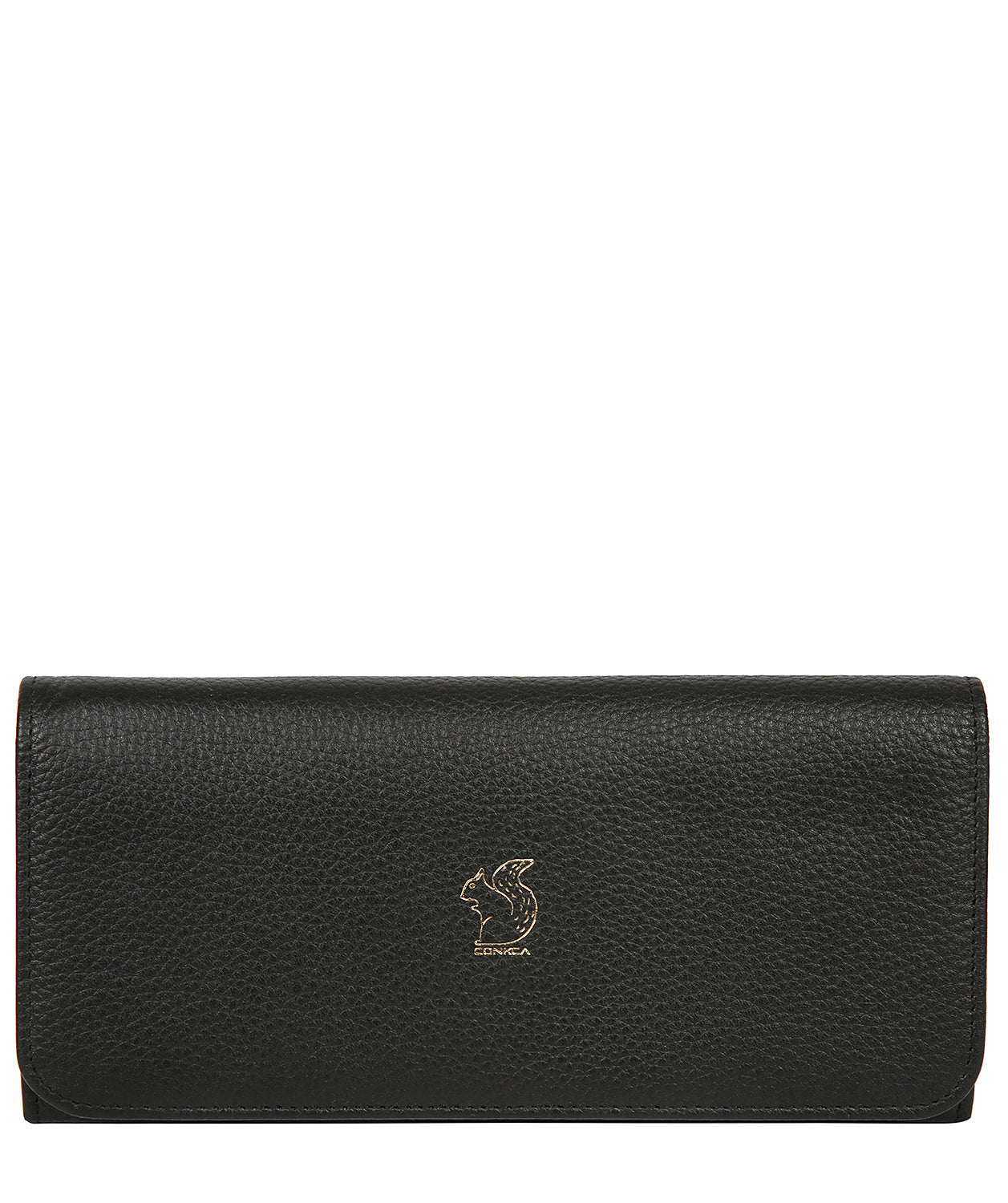 'Jorja' Black Leather Purse