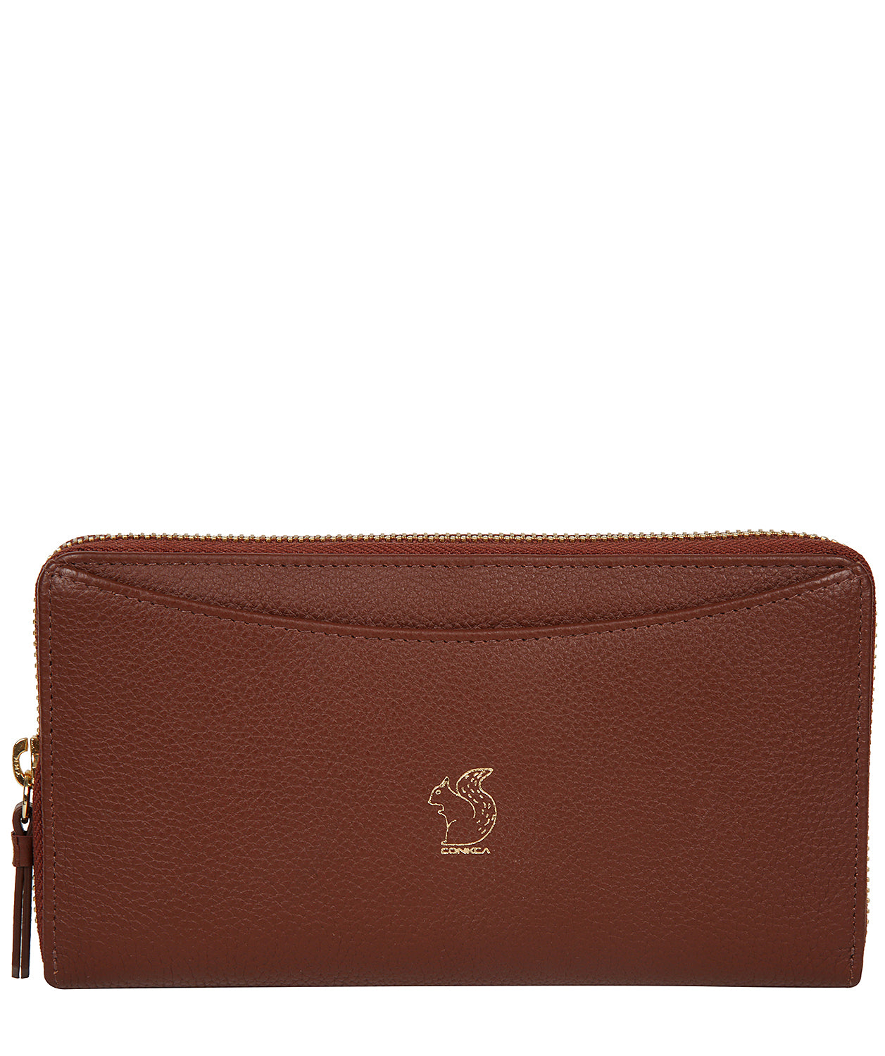 'Billie' Chestnut Leather Purse