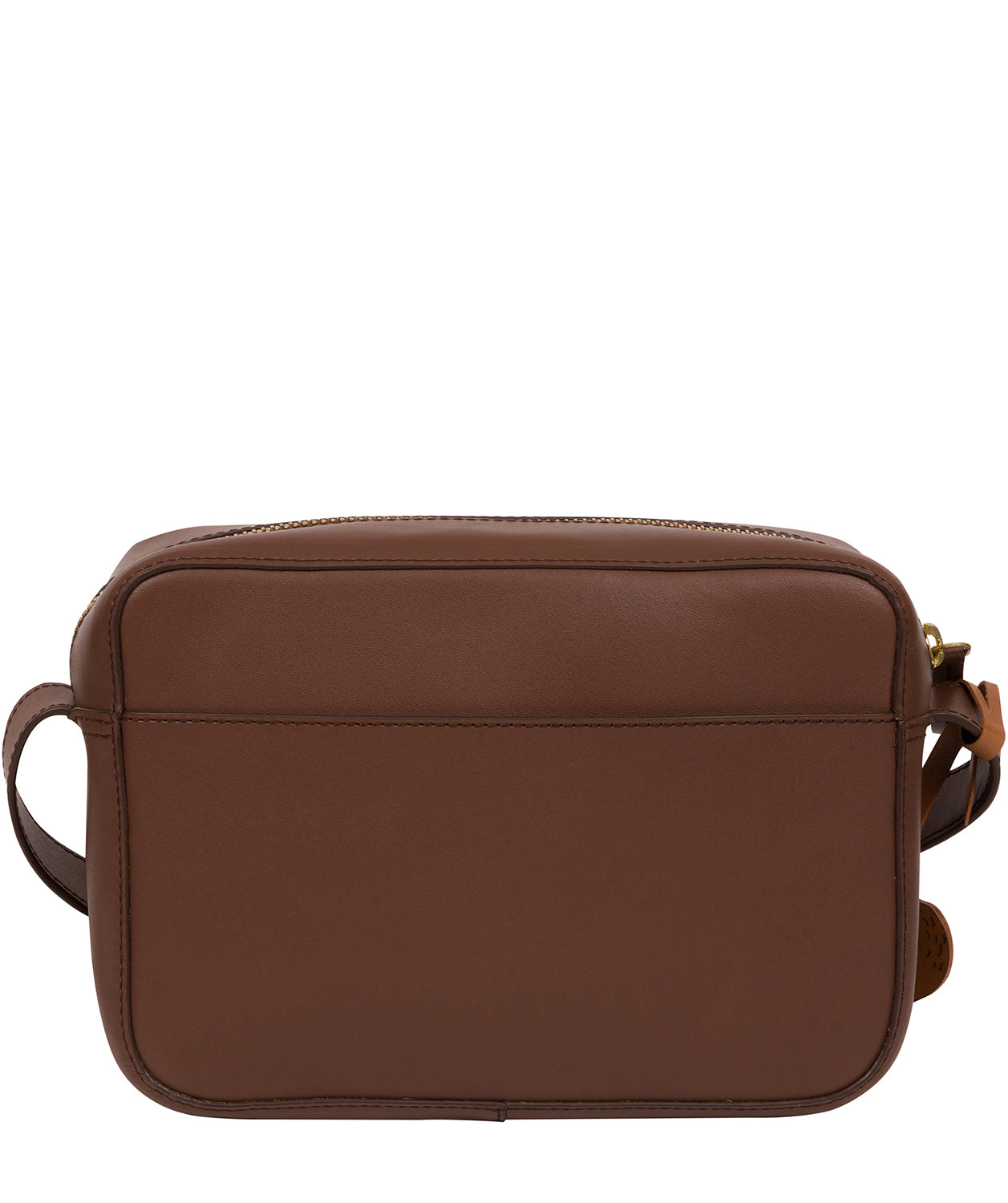'Tatum' Ombre Chestnut Vegetable-Tanned Leather Cross Body Bag