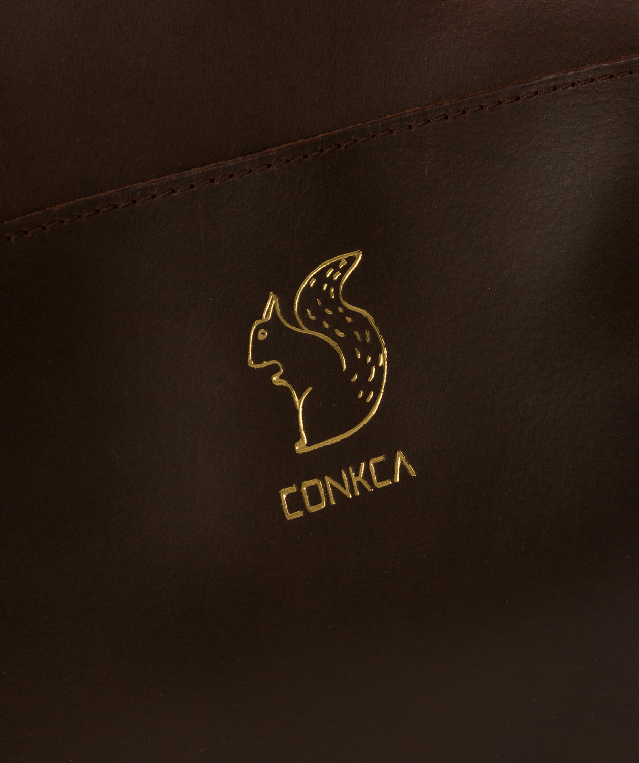 'Ginny' Ombré Chestnut Vegetable-Tanned Leather Tote Bag