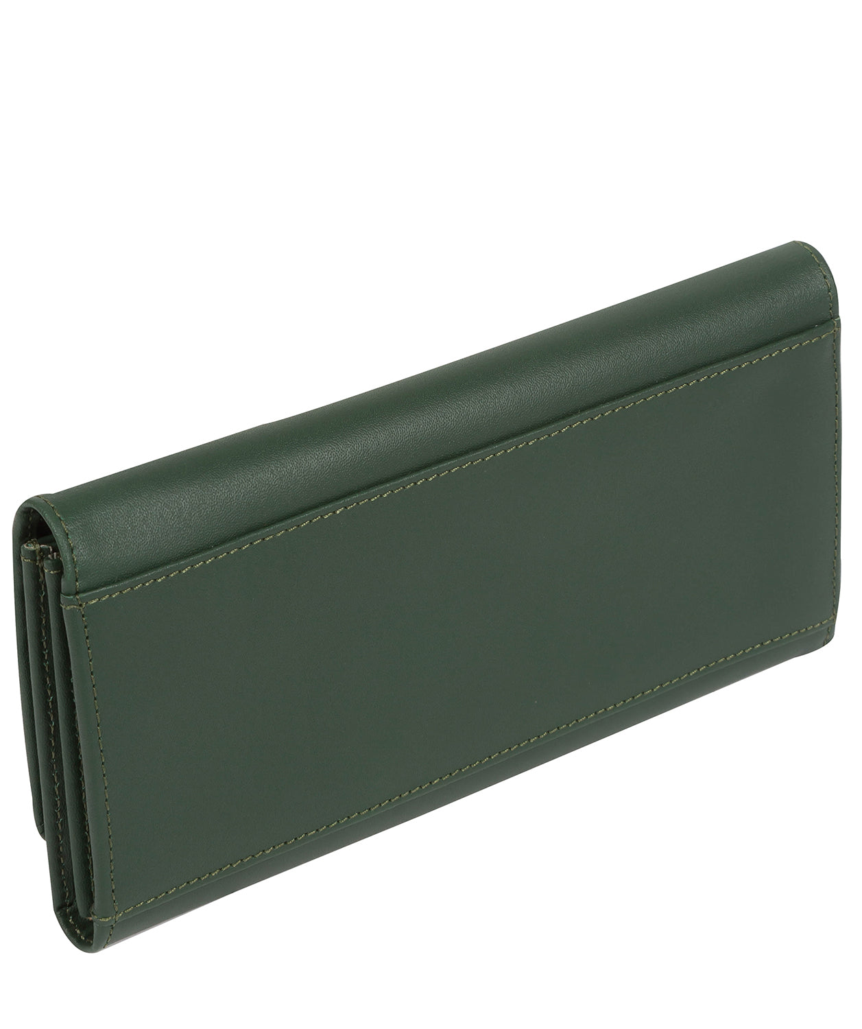 'Honey' Evergreen Leather Bi-Fold Purse