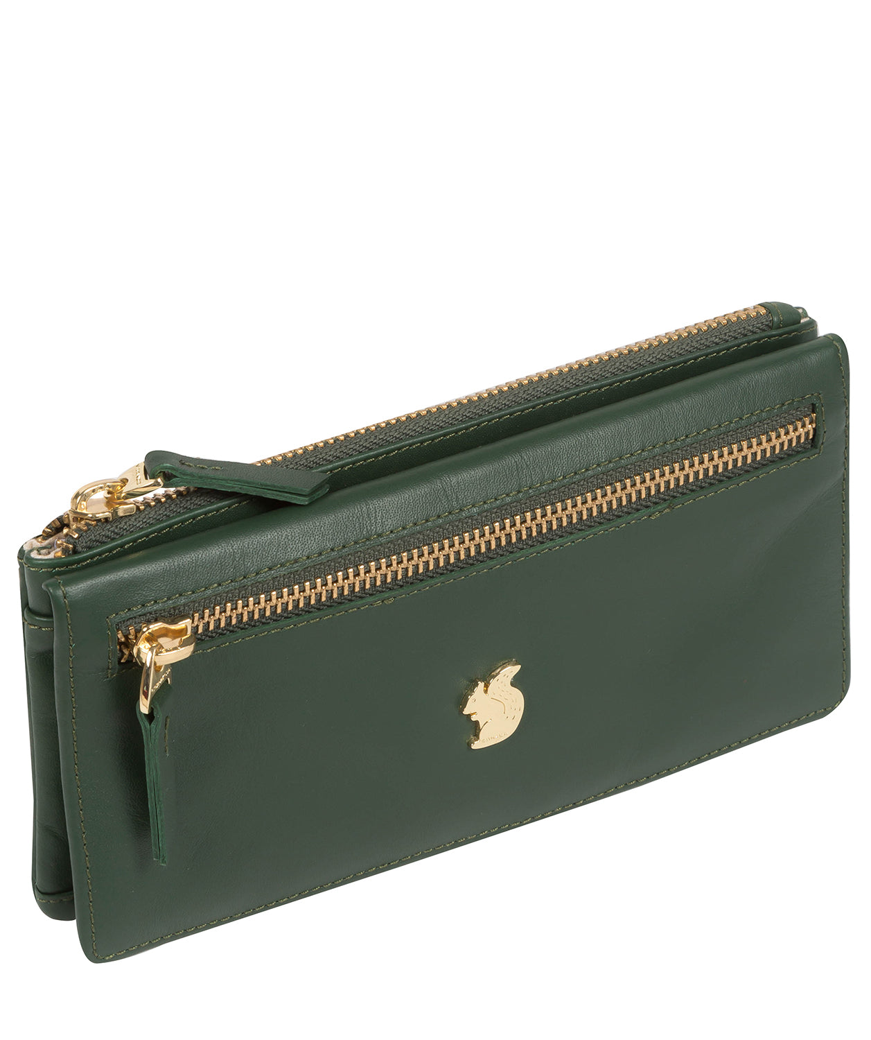 'Buttercup' Evergreen Leather Bi-Fold Purse