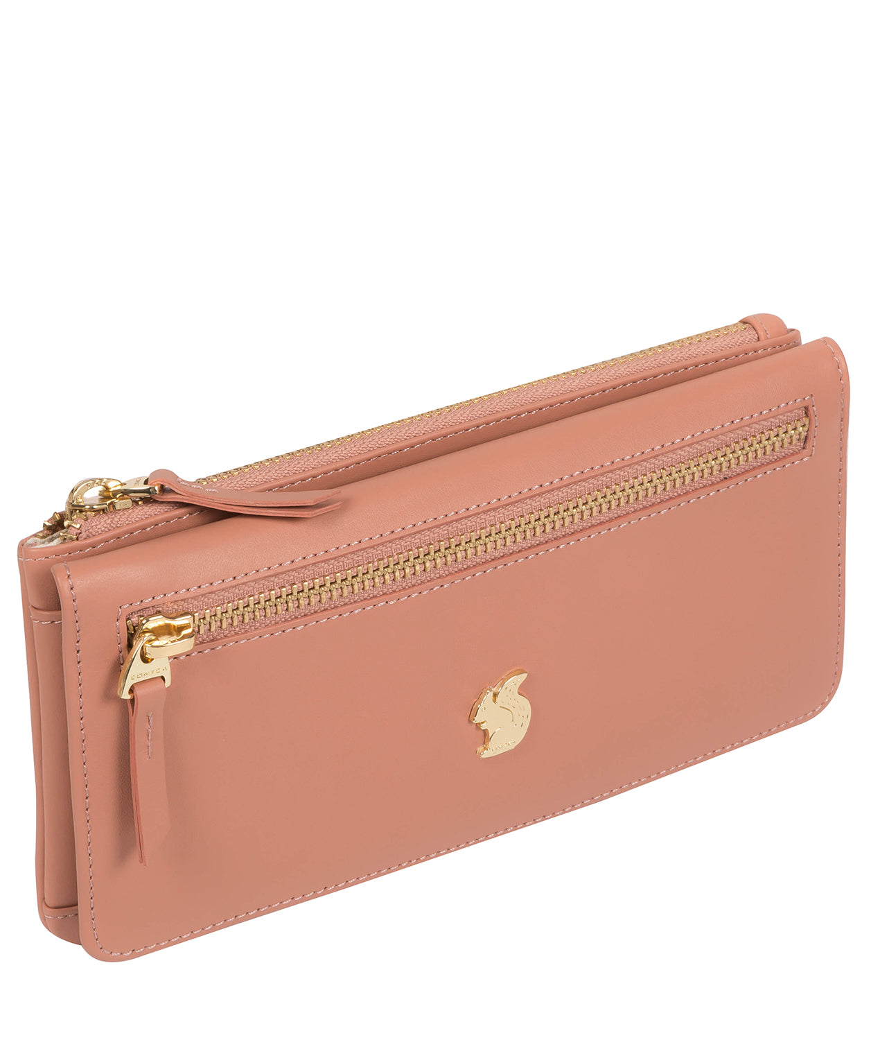 'Buttercup' Misty Rose Leather Bi-Fold Purse