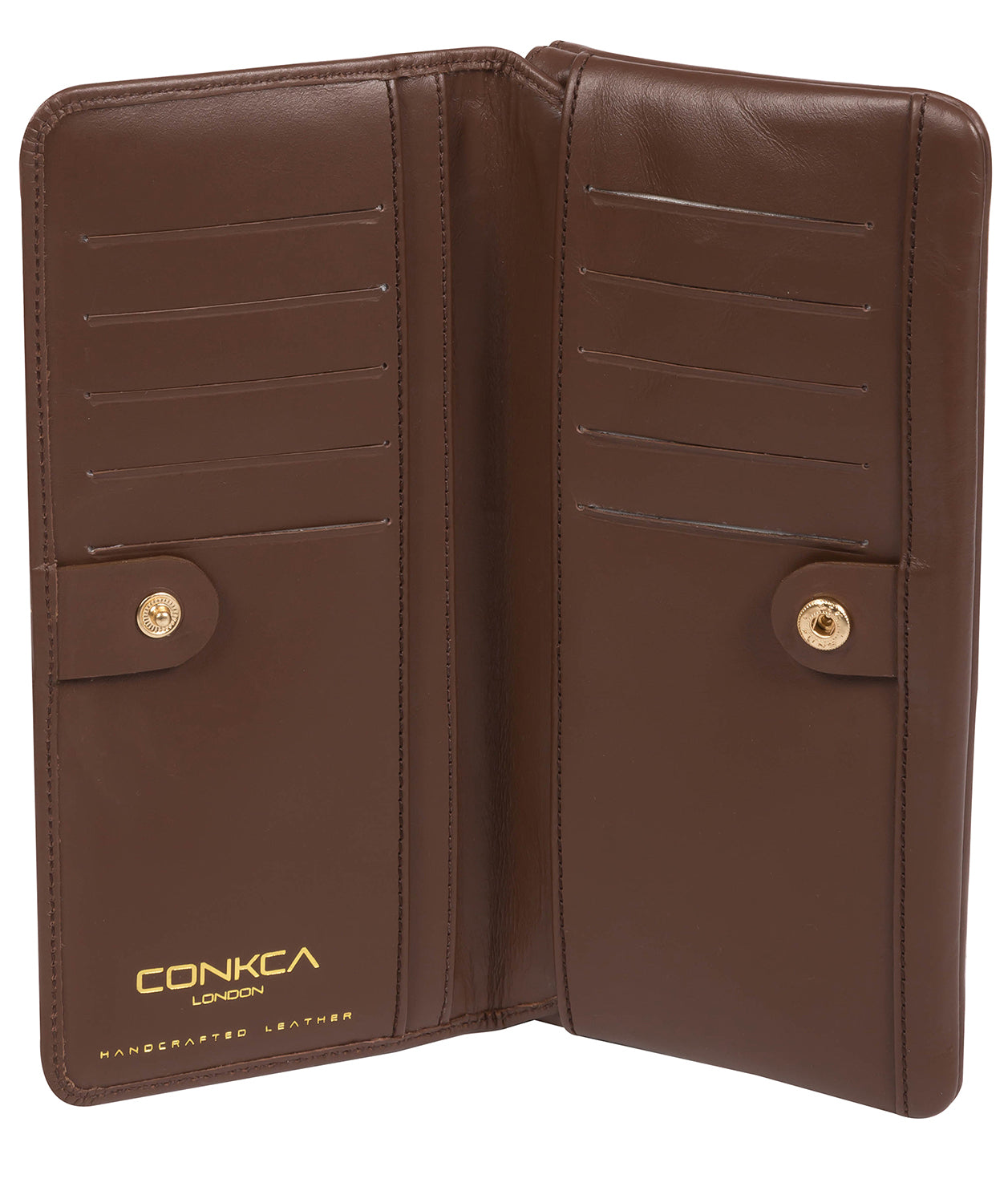 'Buttercup' Ombré Chestnut Leather Bi-Fold Purse