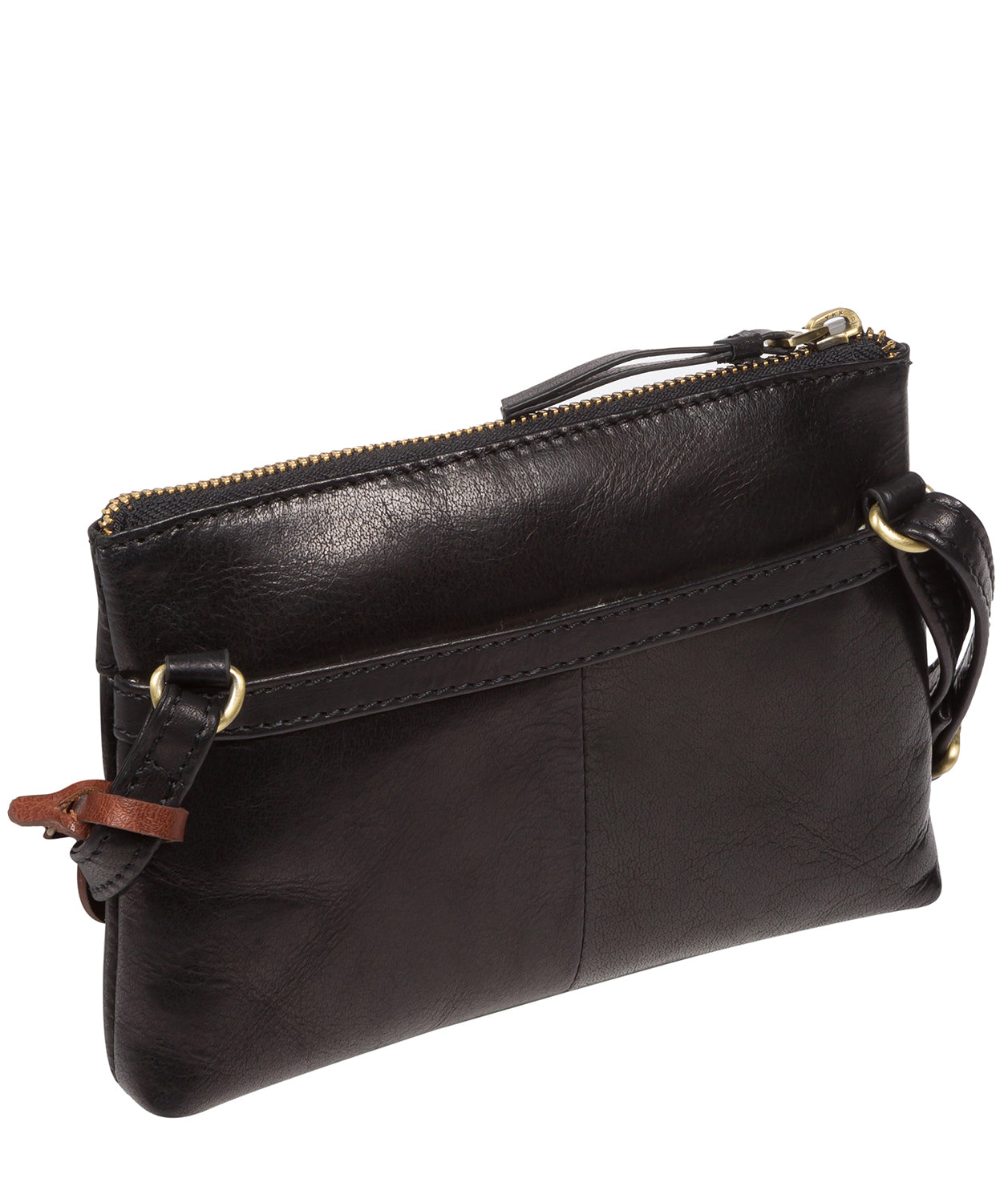 'Sweetie' Black Leather Cross Body Bag