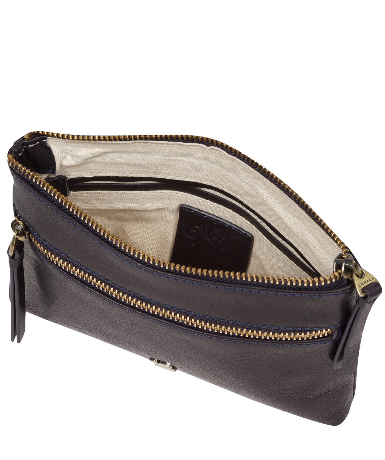 'Sweetie' Navy Leather Cross Body Bag