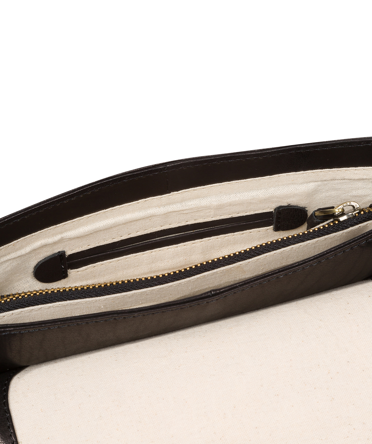 'Ula' Black Leather Cross Body Bag