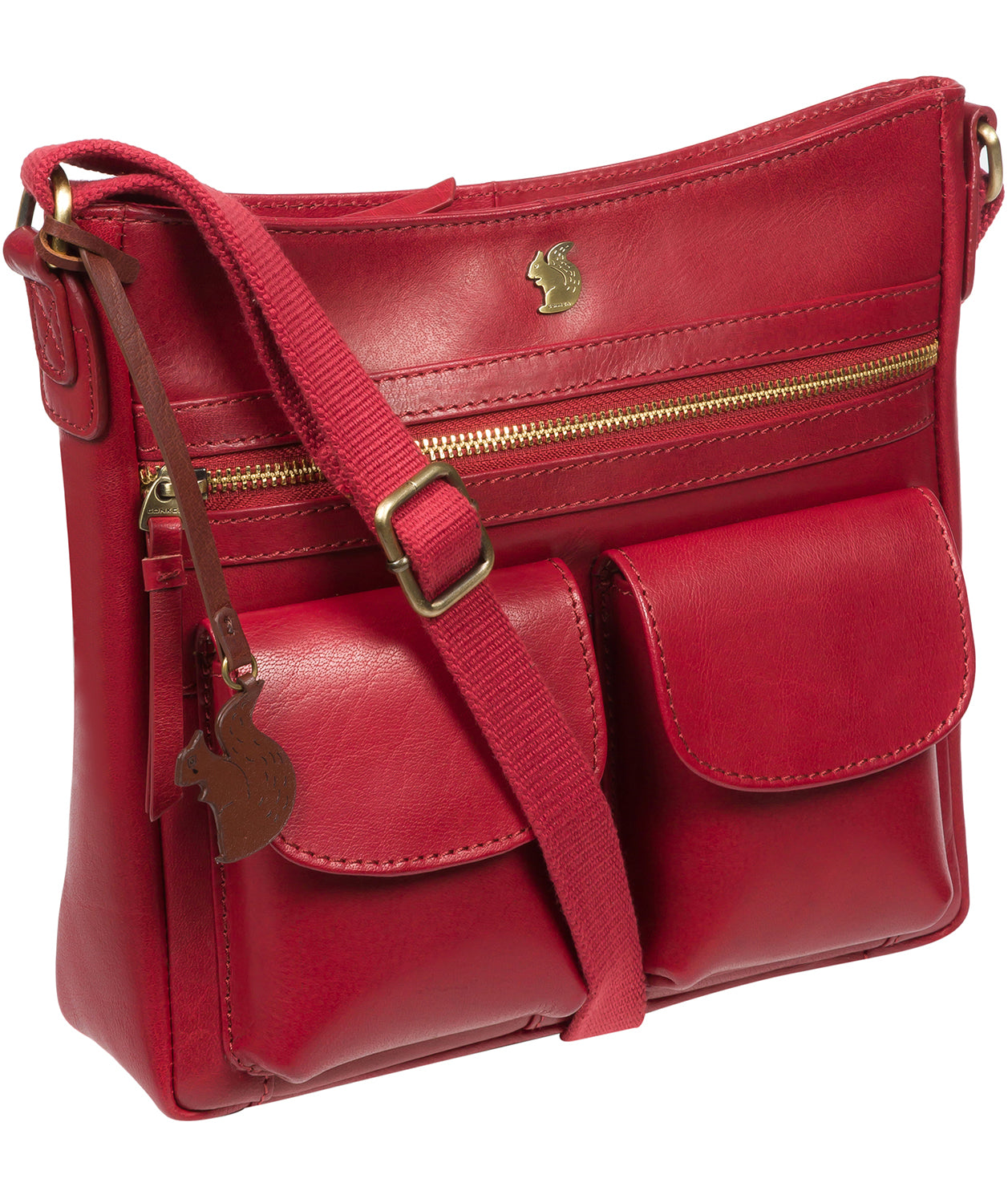 'Baby Bon' Chilli Pepper Leather Cross Body Bag