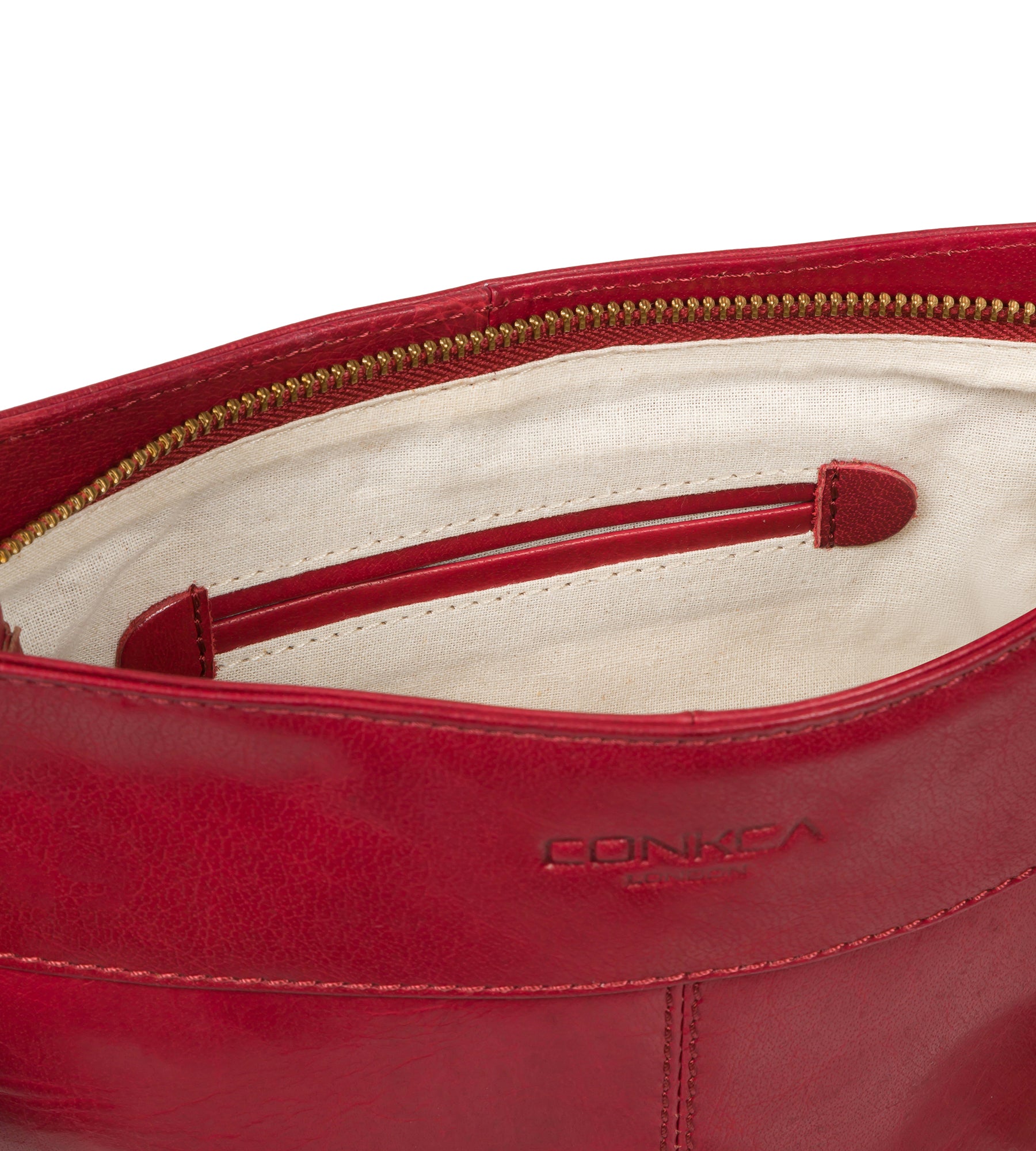 'Baby Bon' Chilli Pepper Leather Cross Body Bag