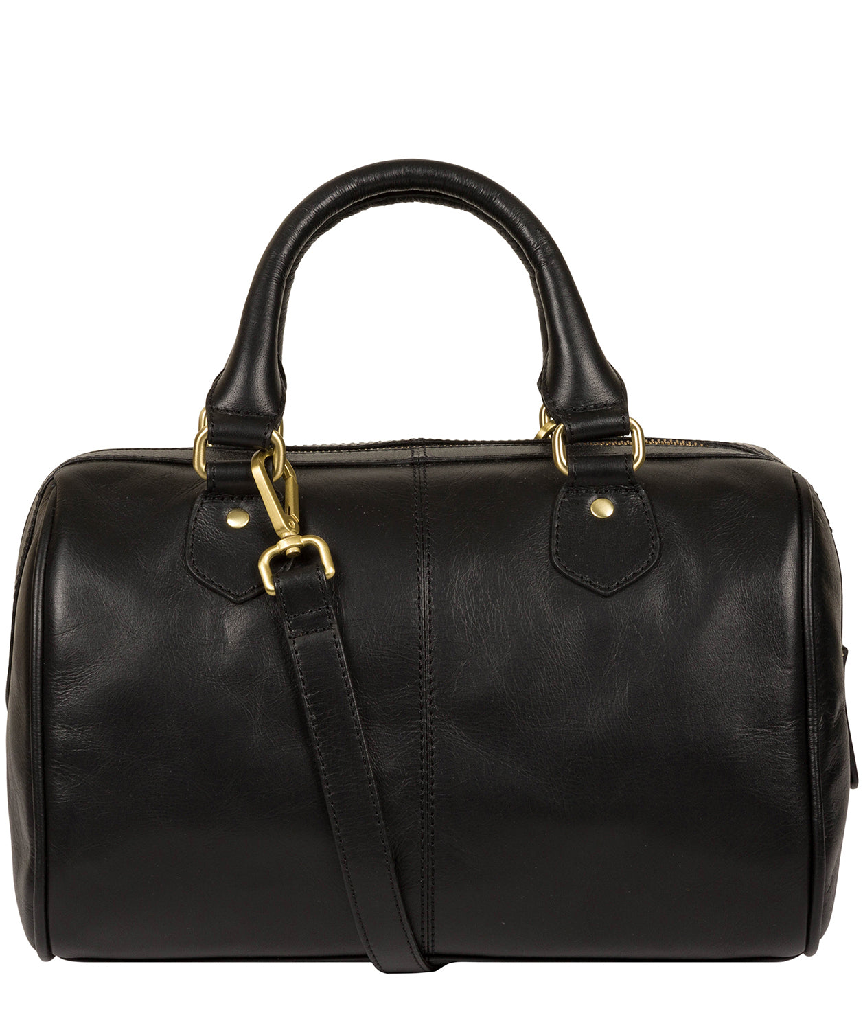 'Arona' Italian Inspired Black Leather Handbag
image 3