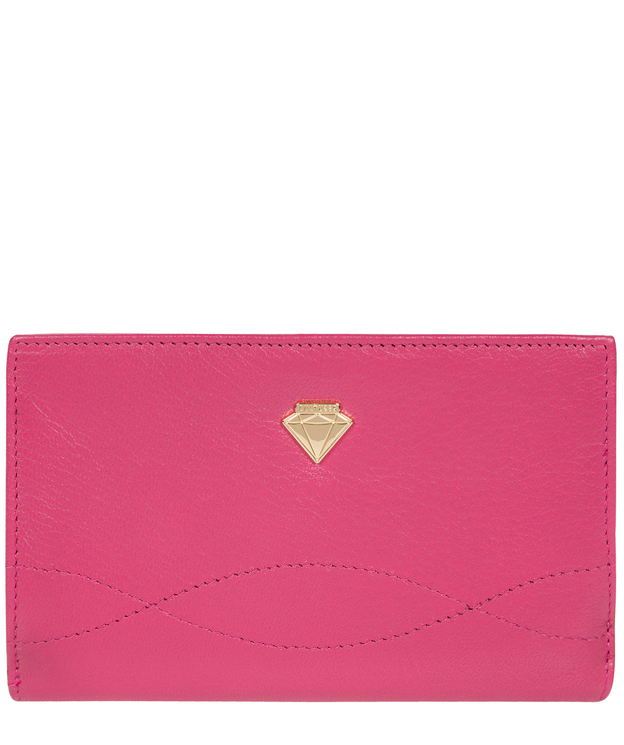 'Stow' Fuchsia Leather Purse image 1