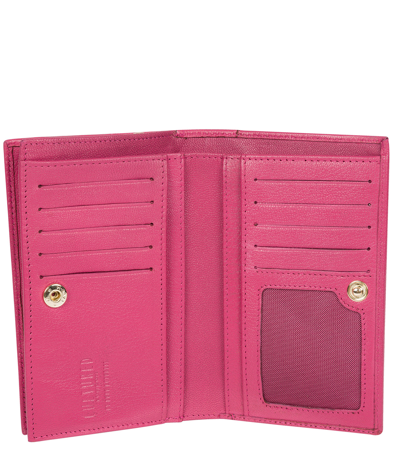 'Stow' Fuchsia Leather Purse image 3