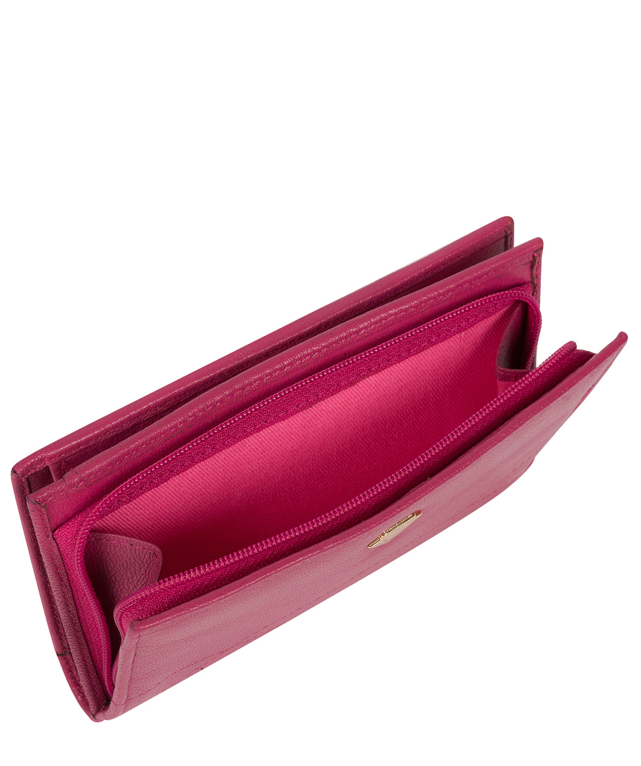 'Stow' Fuchsia Leather Purse image 4