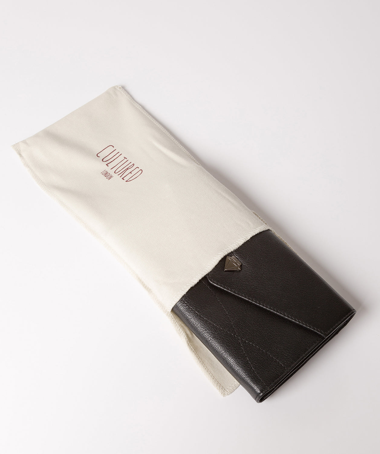 'Keston' Black Leather Purse image 5