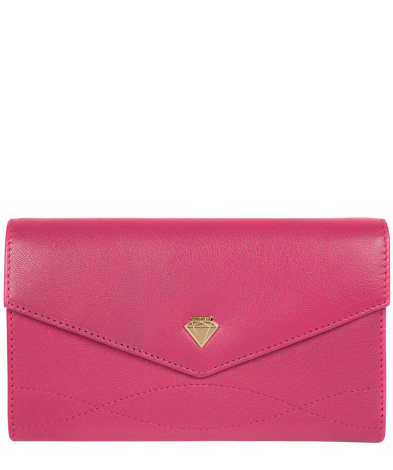 'Keston' Fuchsia Leather Purse Pure Luxuries London