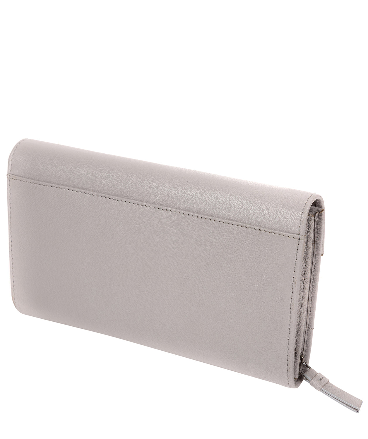 'Keston' Silver Grey Leather Purse image 3