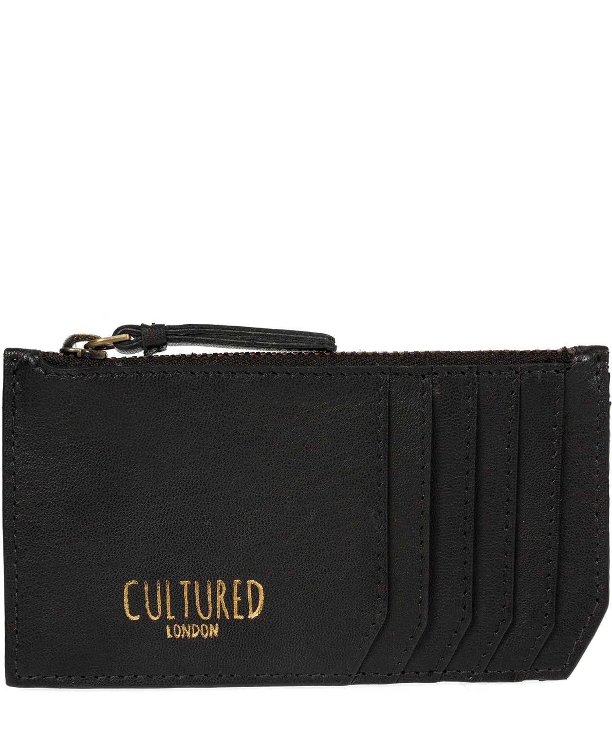 'Jo Jo' Black Leather Coin Purse