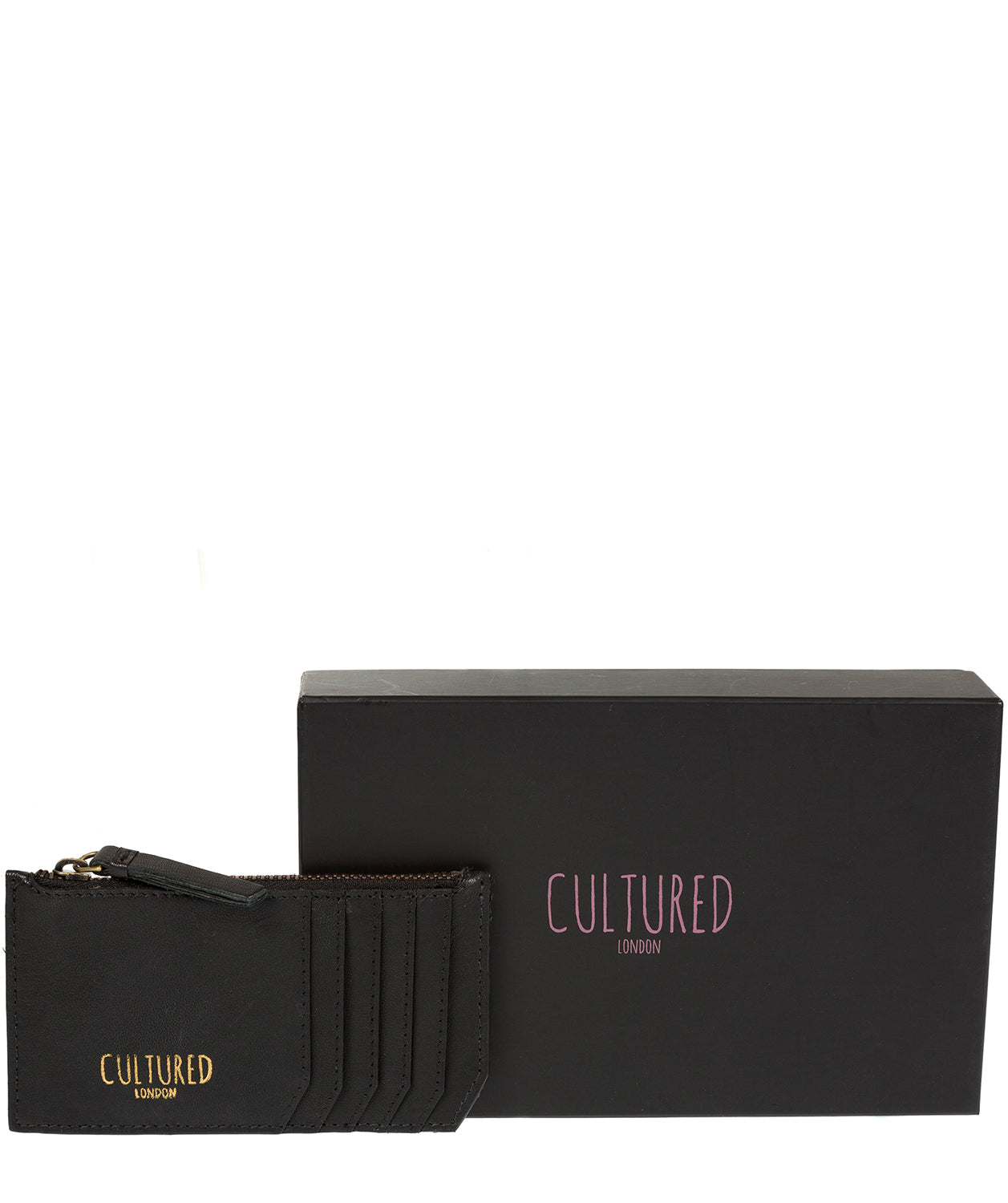 'Jo Jo' Black Leather Coin Purse