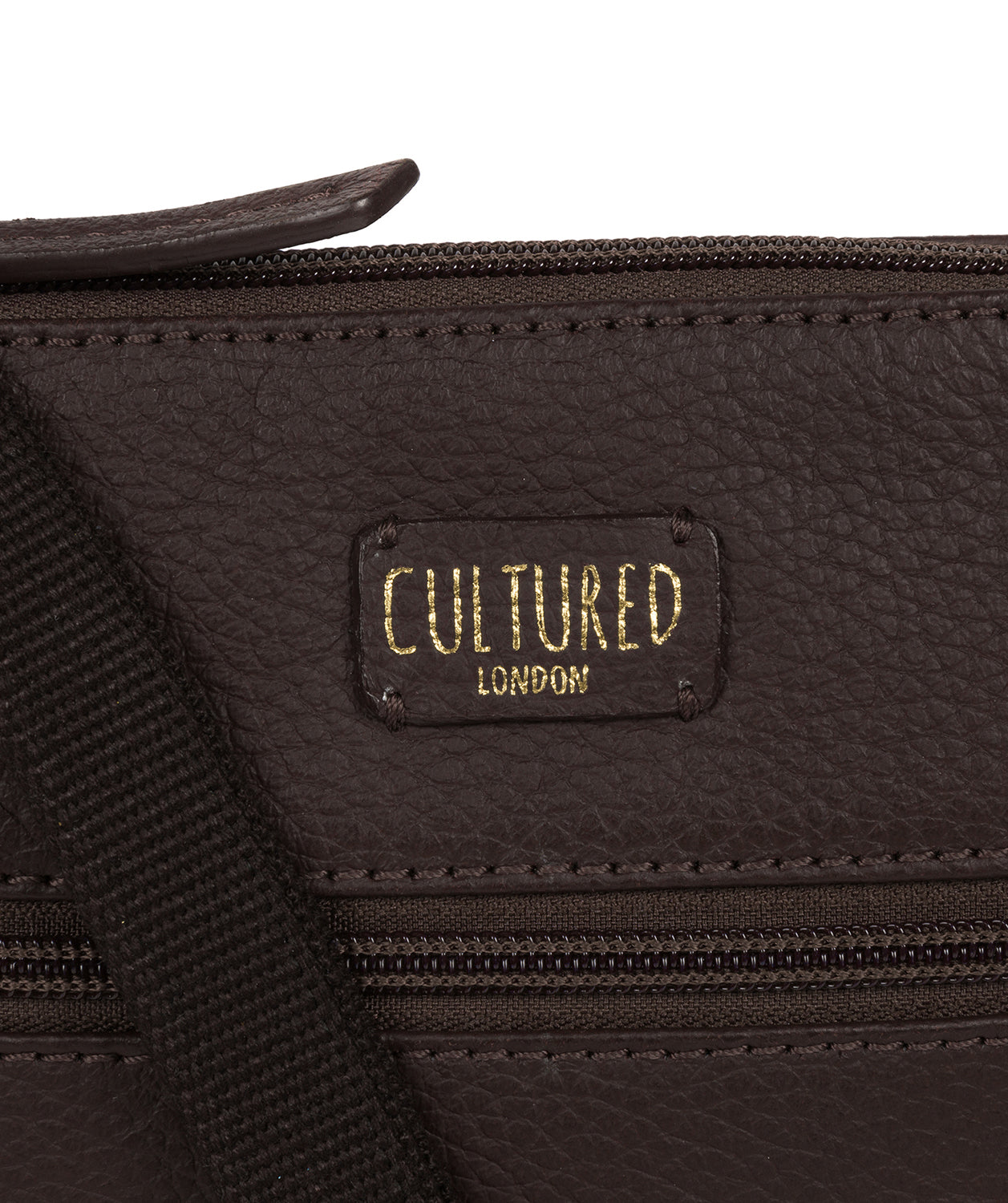 'Zaz' Dark Chocolate Leather Small Cross Body Bag image 5