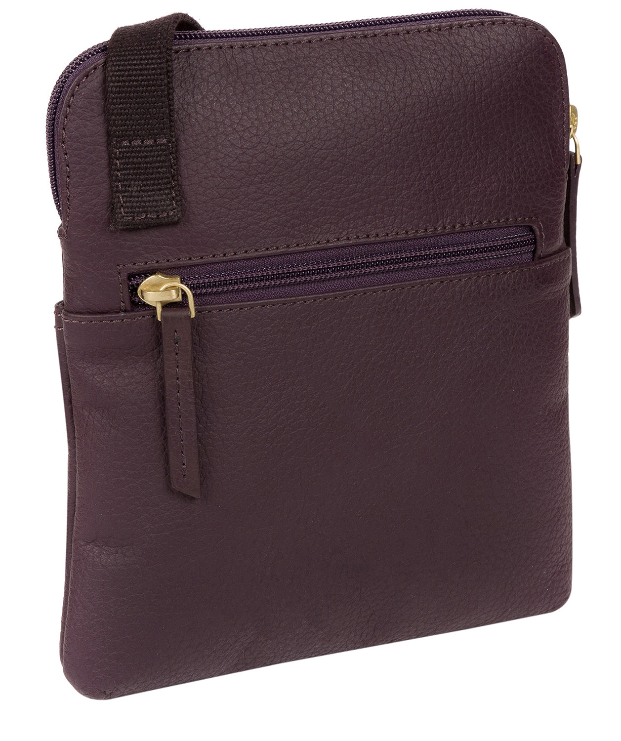 'Marqaux' Plum Leather Small Cross Body Bag image 3