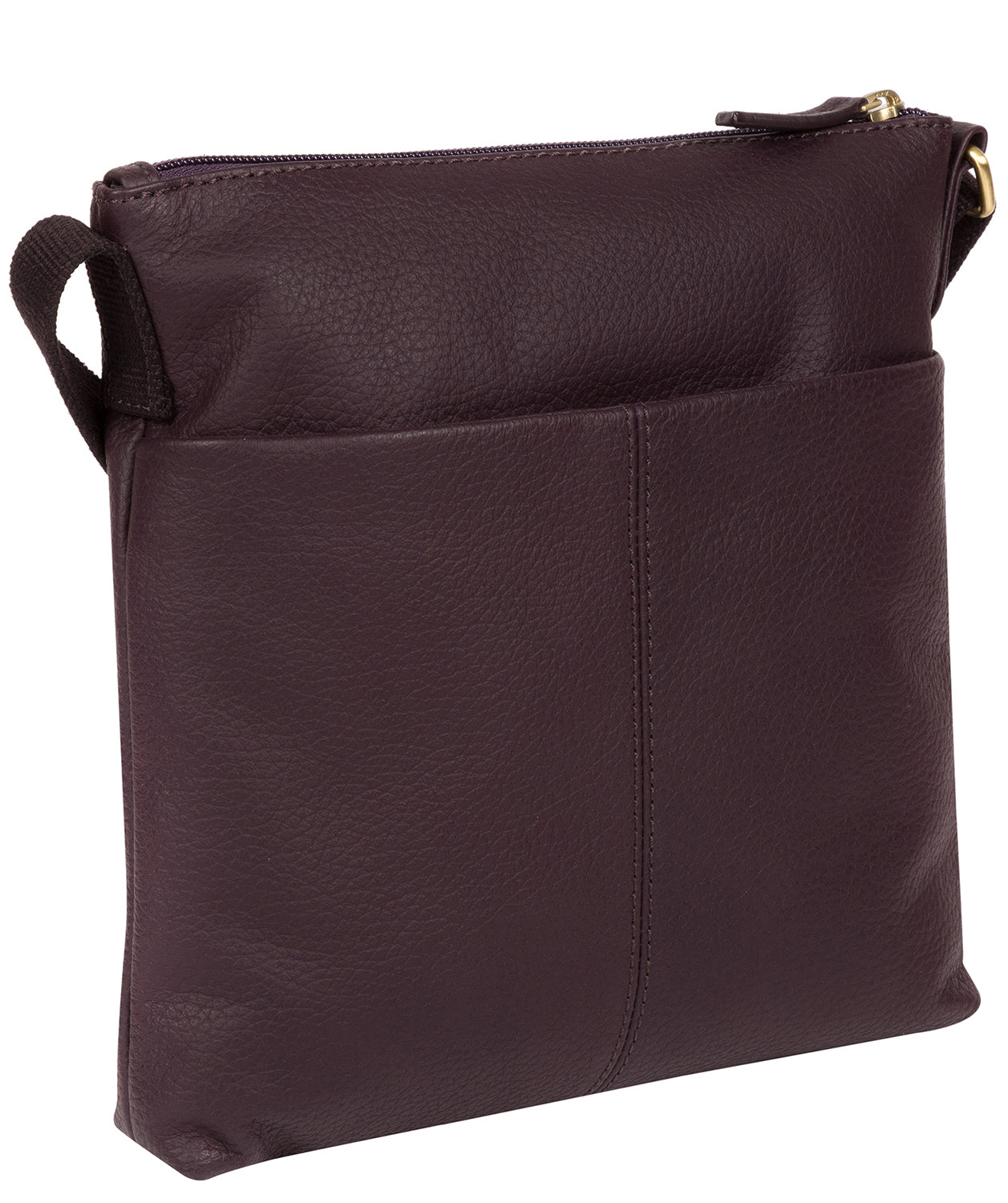 'Dalida' Plum Leather Small Cross Body Bag image 3