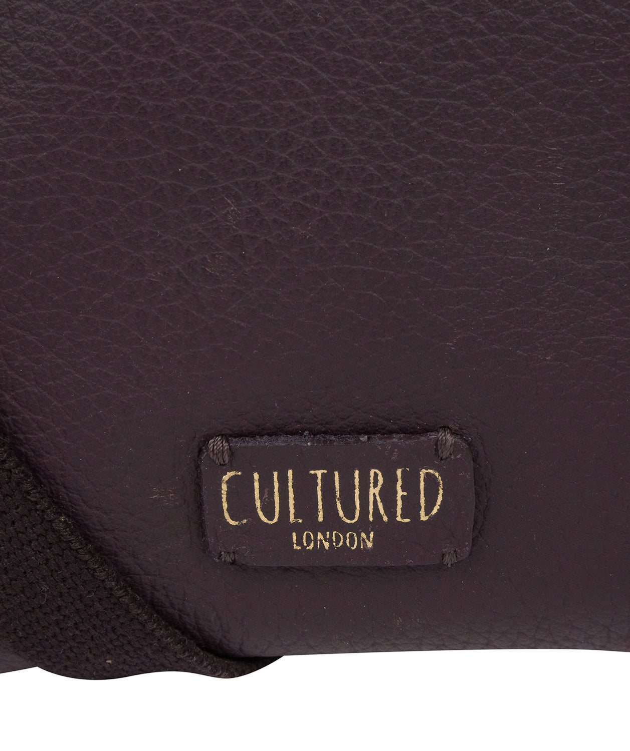 'Heloise' Plum Leather Small Cross Body Bag image 5