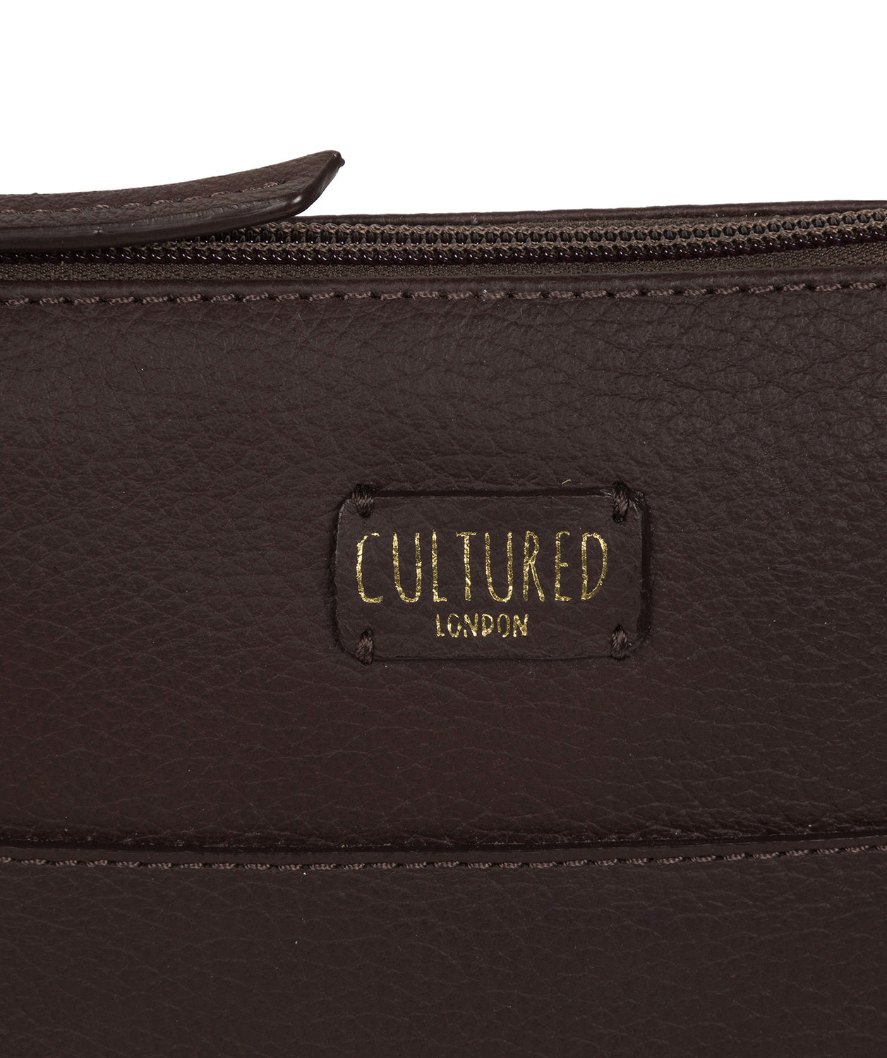 'Celeste' Dark Chocolate Leather Small Cross Body Bag image 5