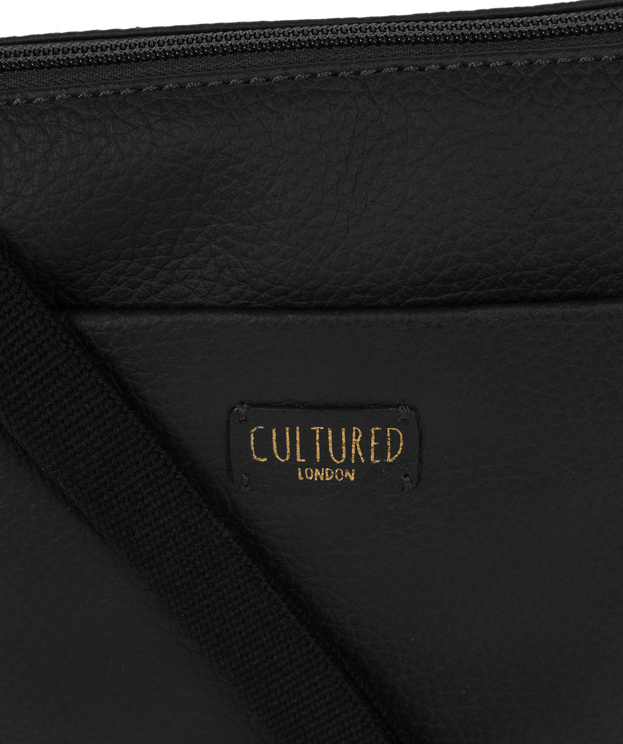 'Manon' Black Leather Small Cross Body Bag Pure Luxuries London