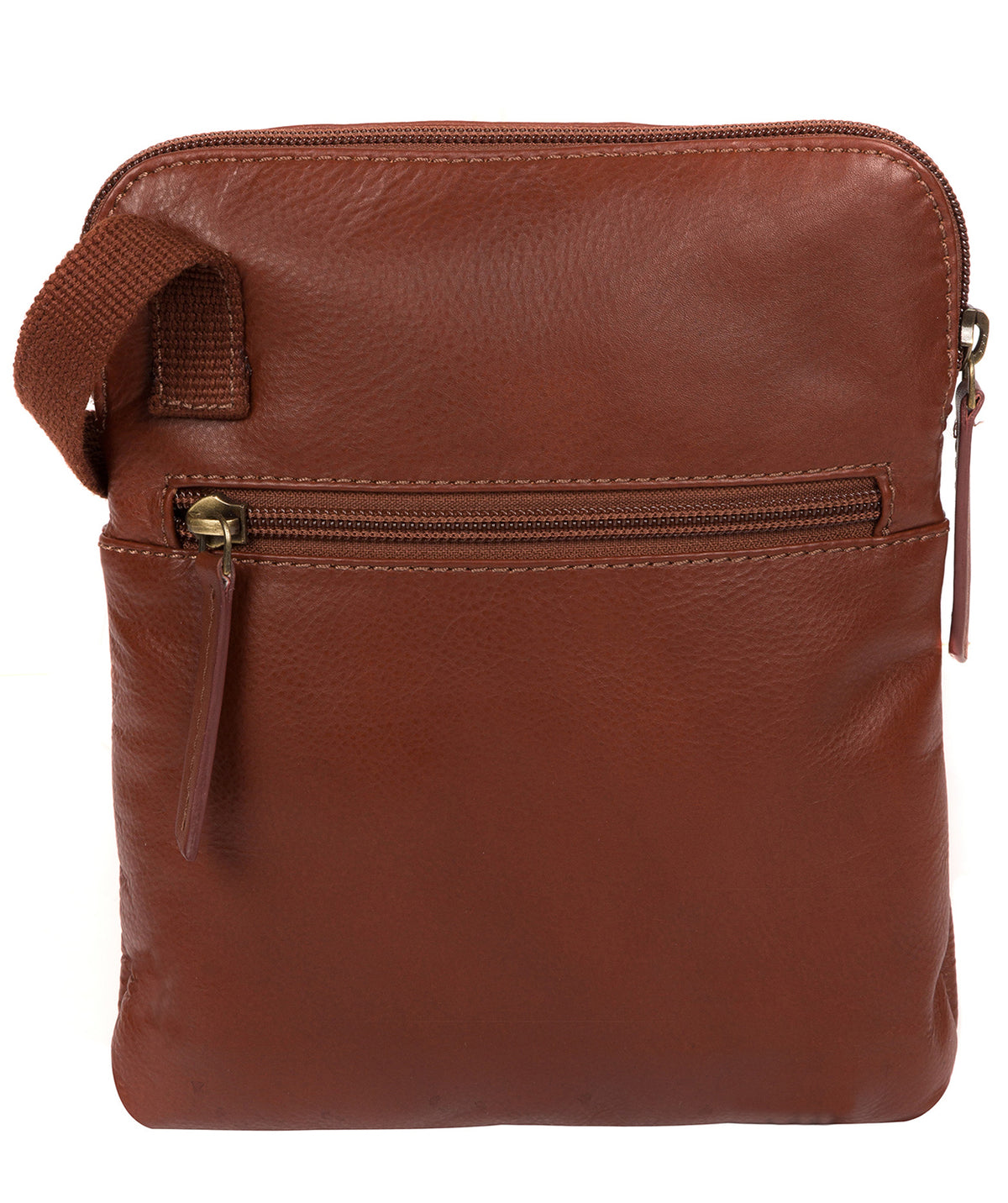 'Marqaux' Cognac Leather Cross Body Bag Pure Luxuries London